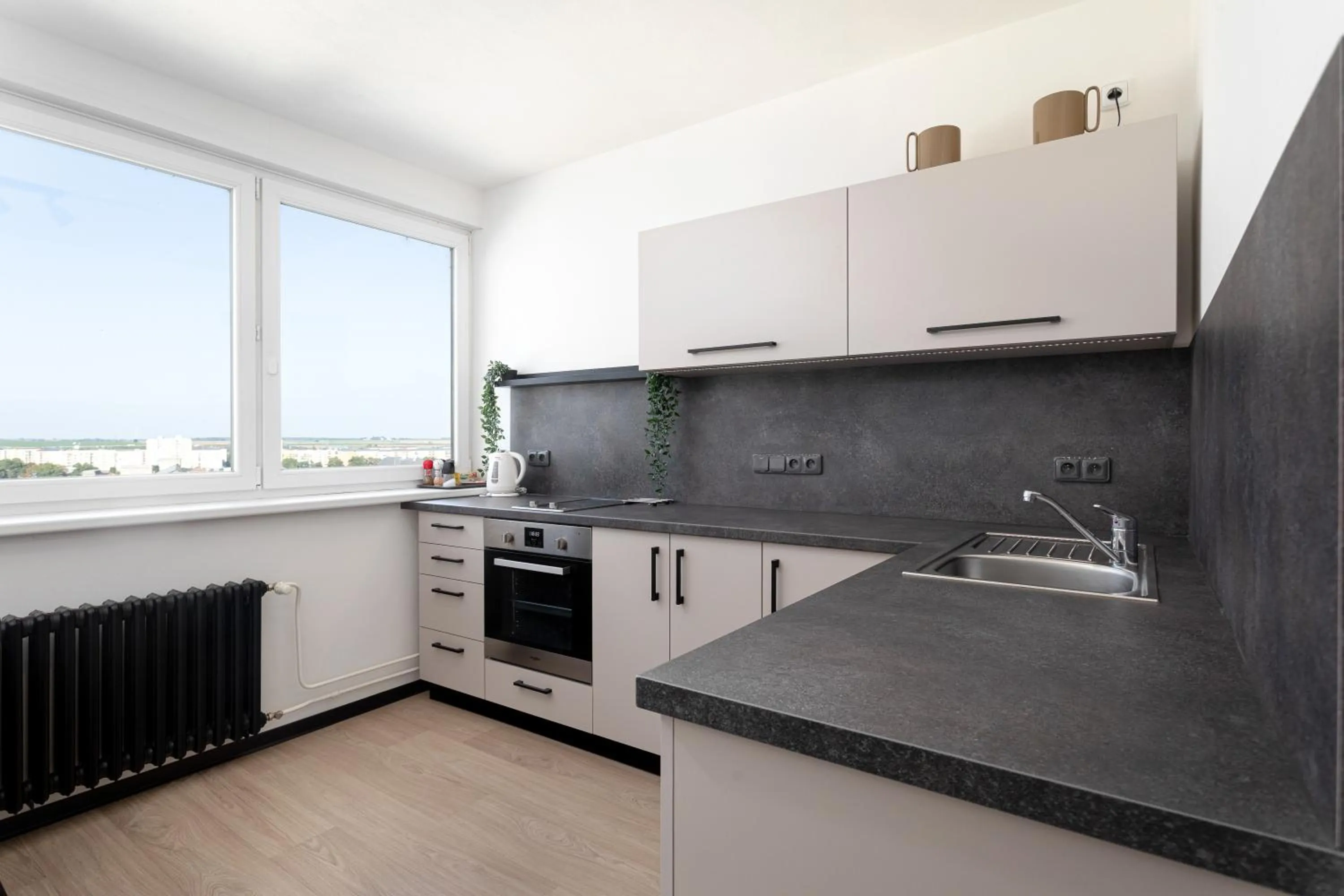 Kitchen or kitchenette in Hotel Koruna