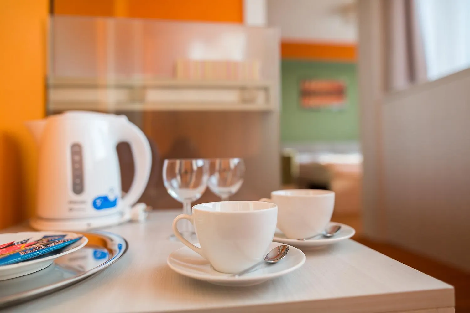 Kitchen or kitchenette in Hotel Koruna