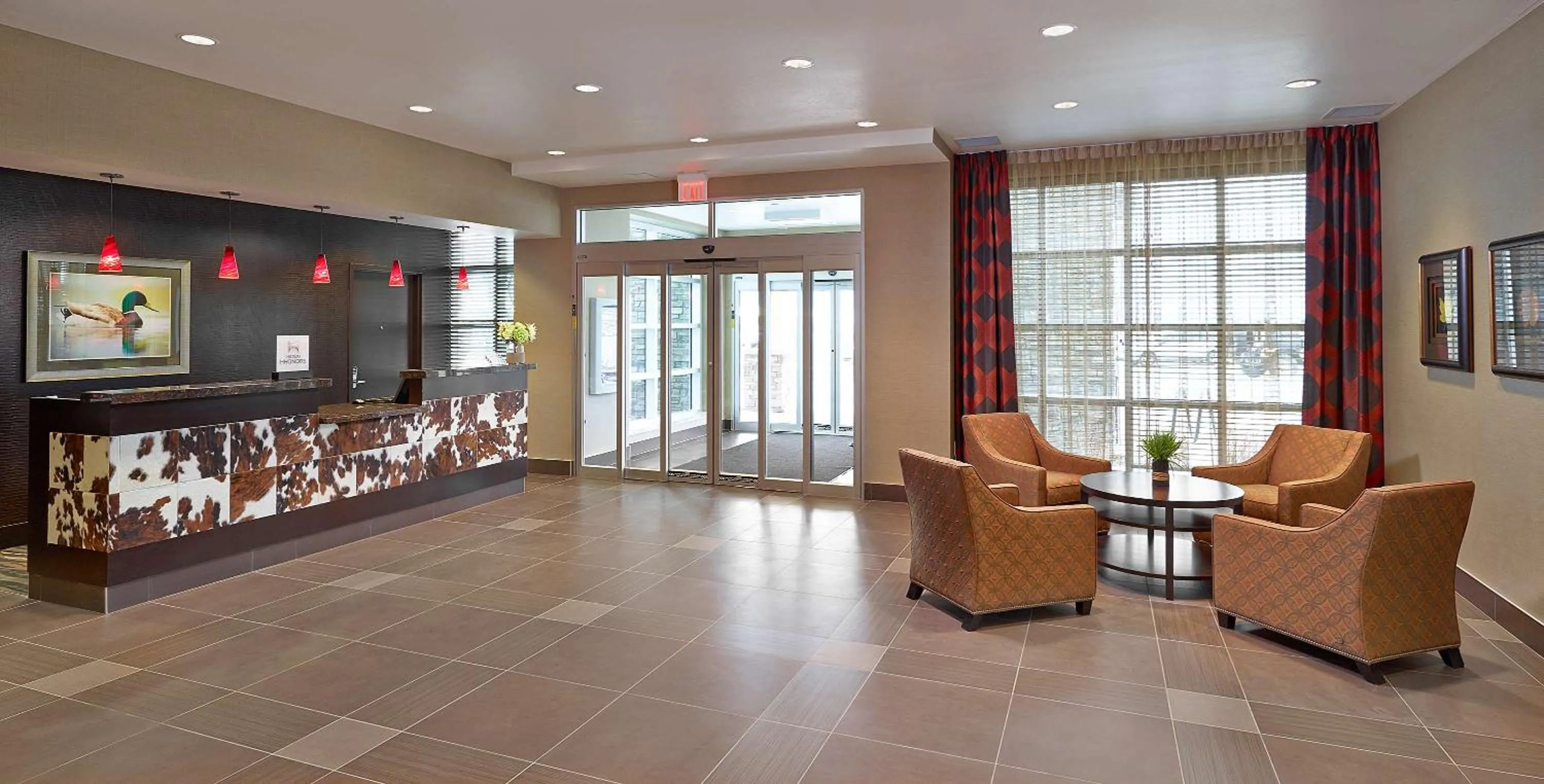 Lobby or reception in Homewood Suites Calgary Airport