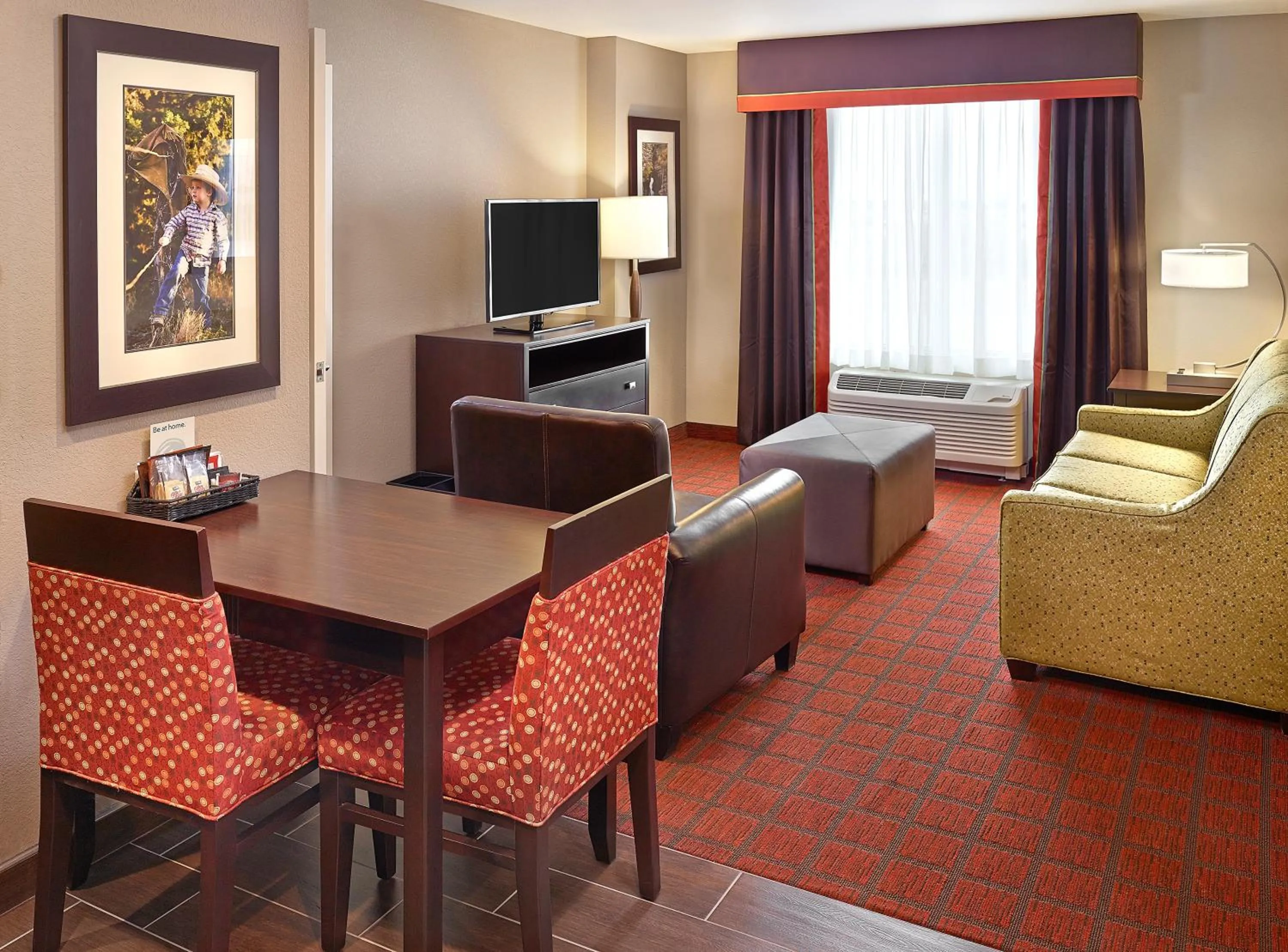 Living room in Homewood Suites Calgary Airport