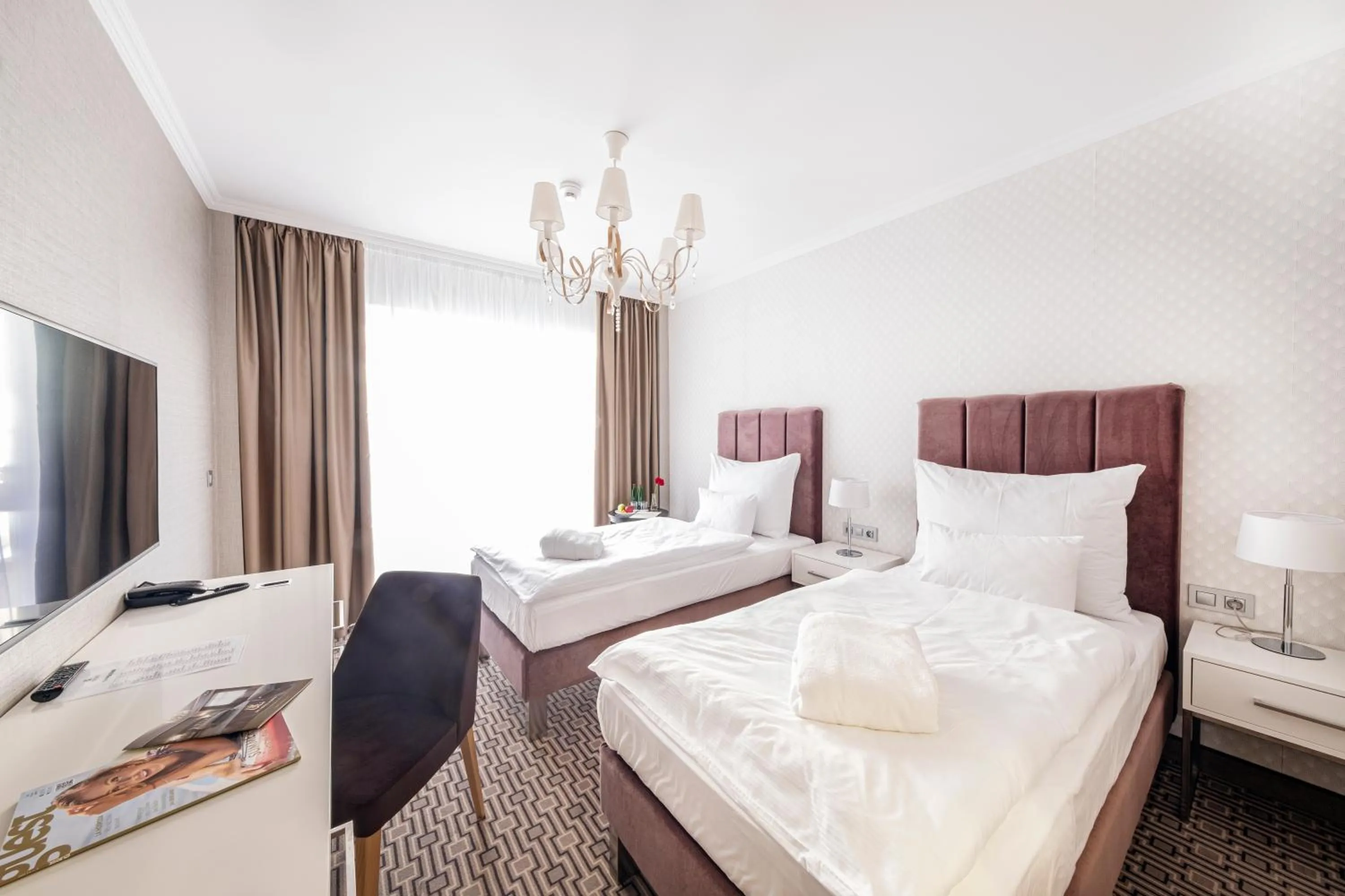 Bed in Spa Hotel ULRIKA