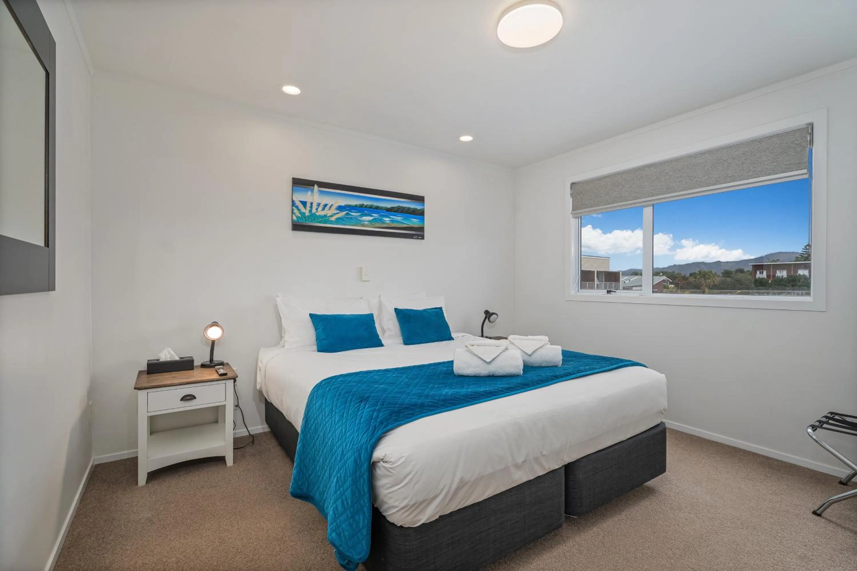 Bed in Waterfront Apartments Whitianga