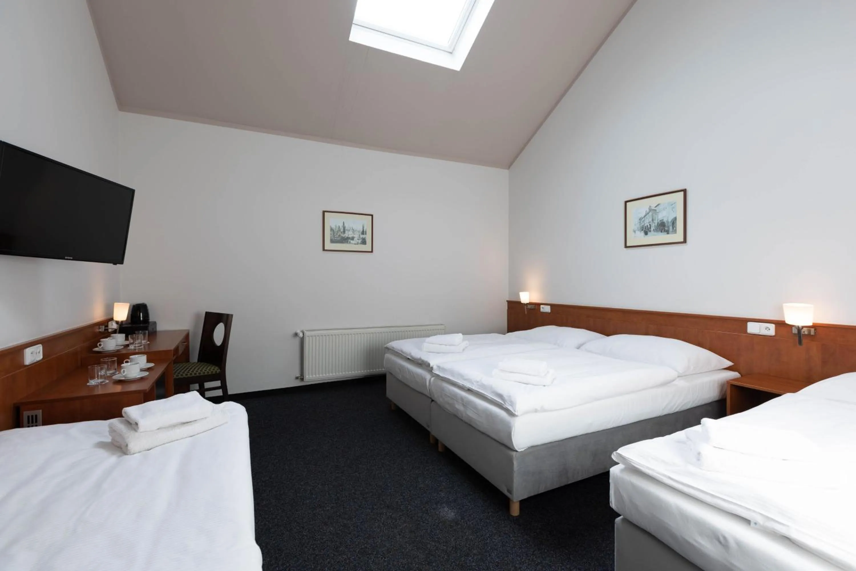 Bedroom, Bed in Hotel Beránek