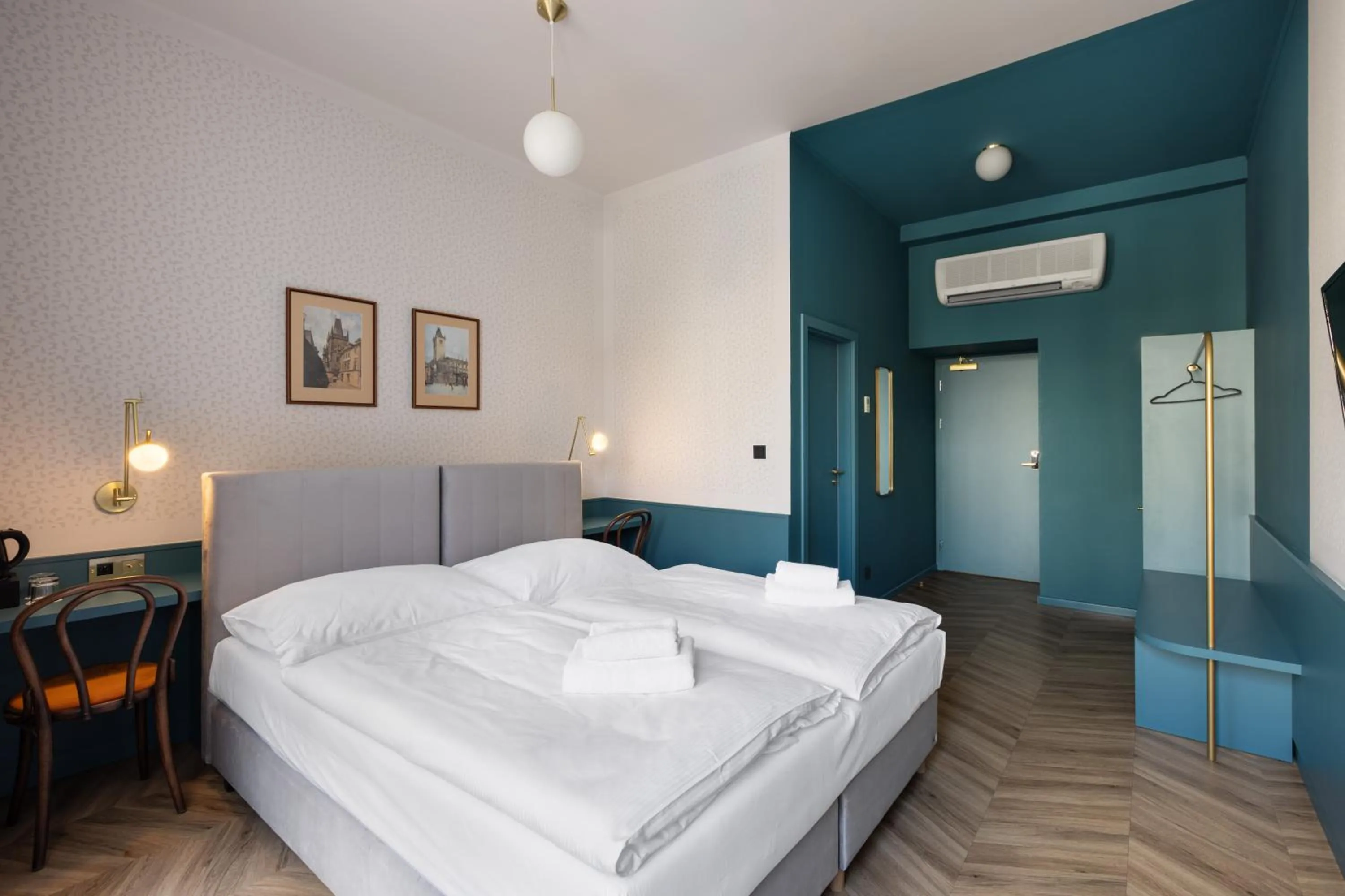 Bedroom, Bed in Hotel Beránek