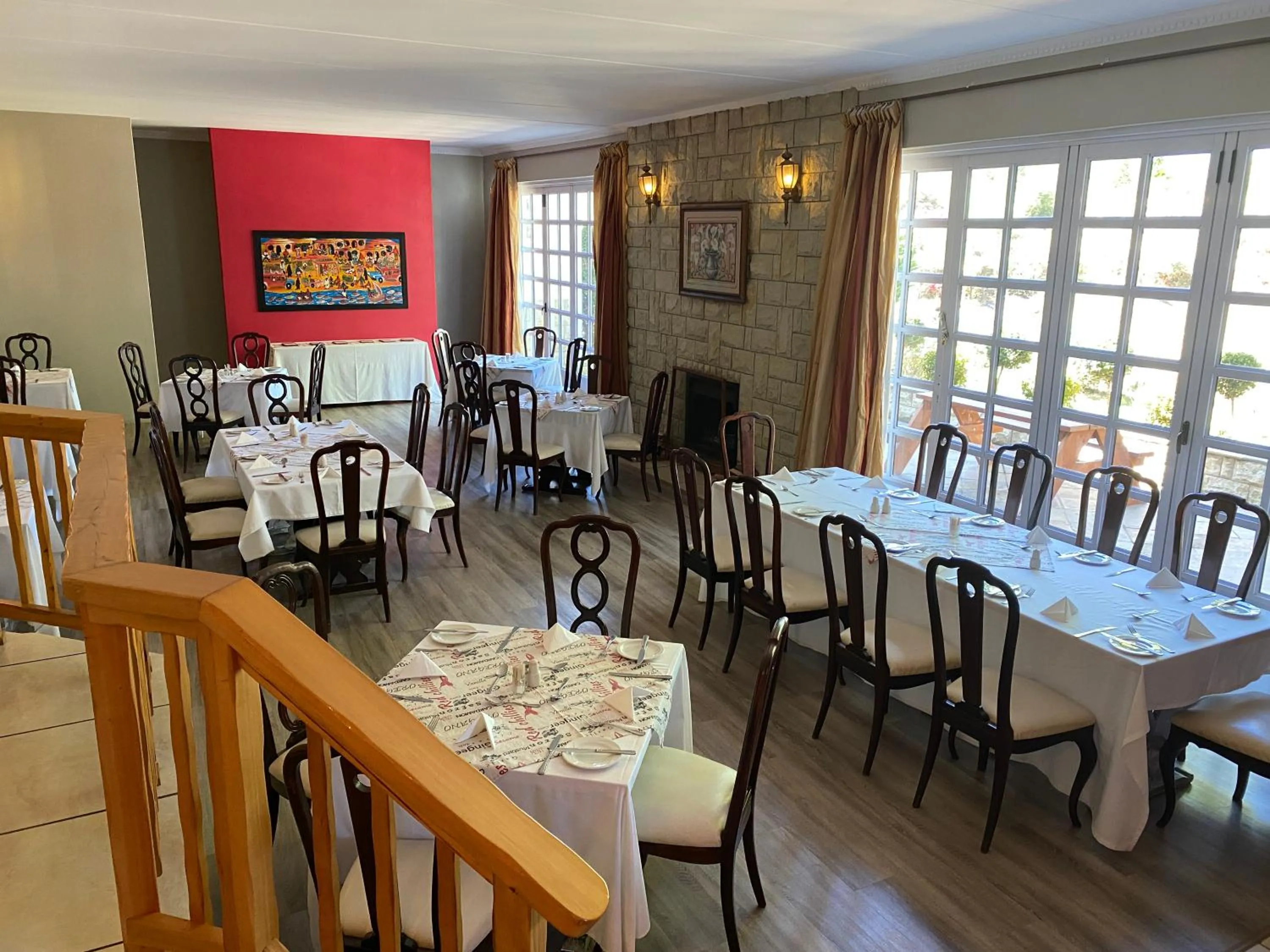 Dining area in The Historic Hogsback Inn