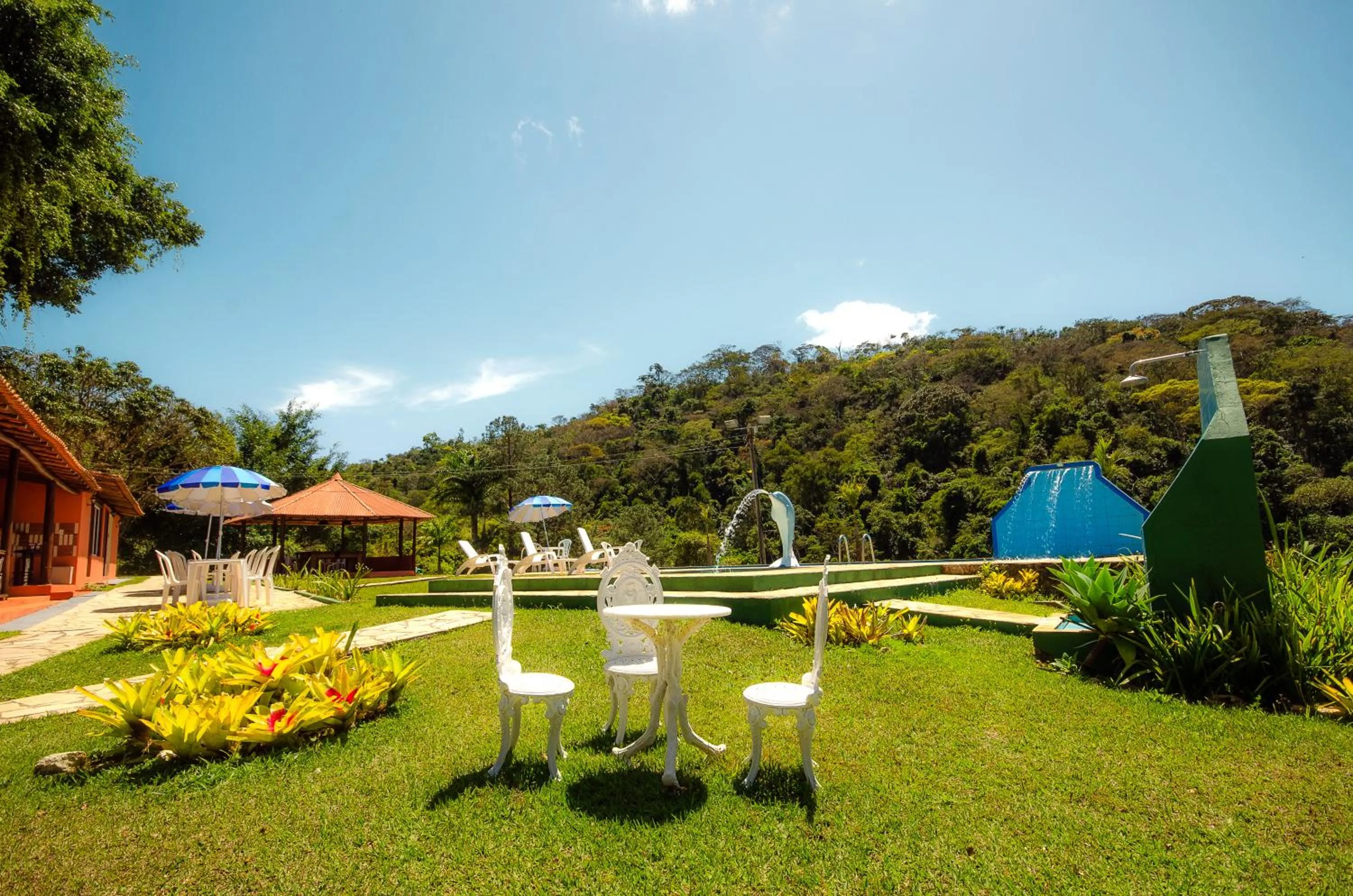 Swimming pool in Hotel Fazenda FASCINAÇÃO