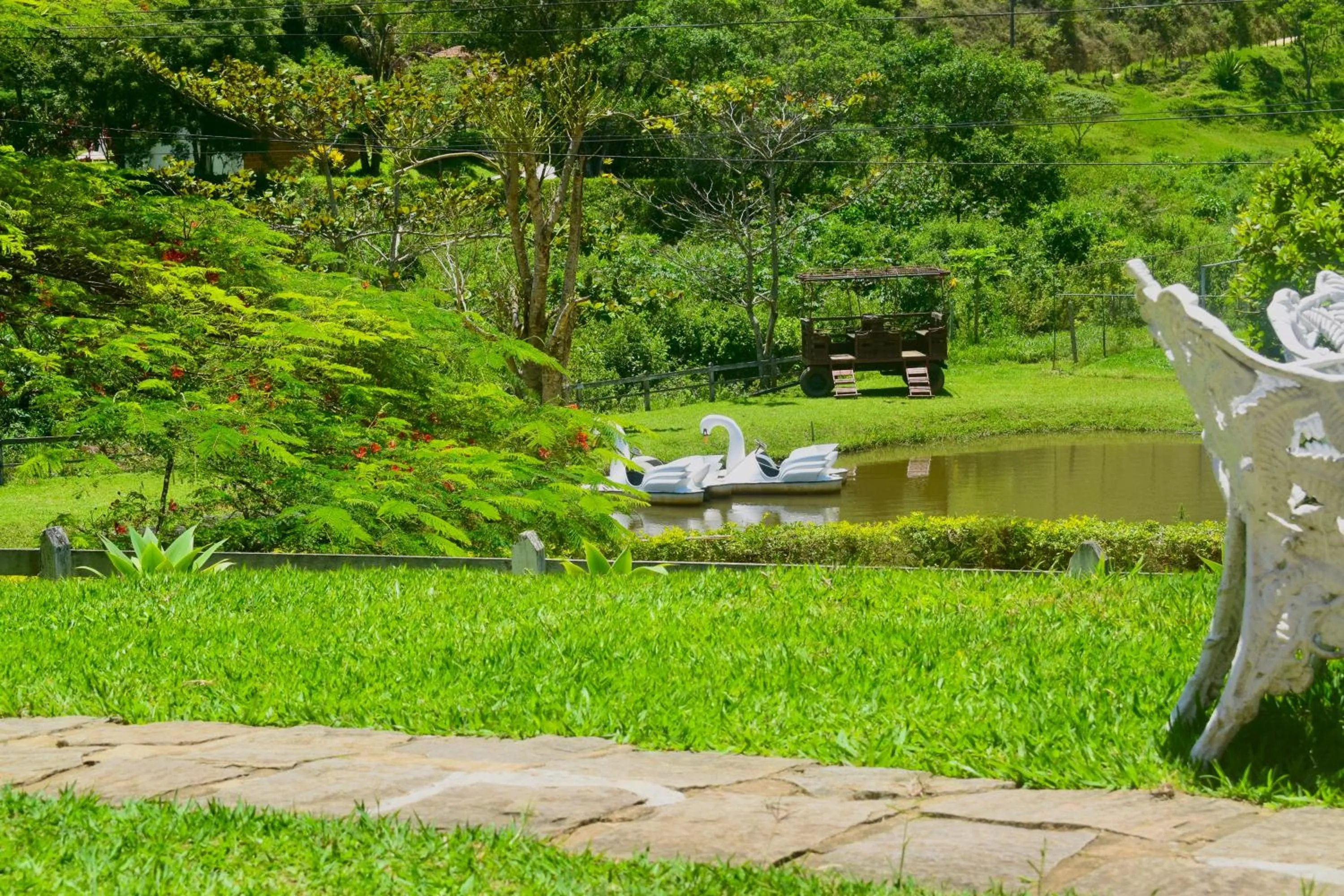Lake view in Hotel Fazenda FASCINAÇÃO