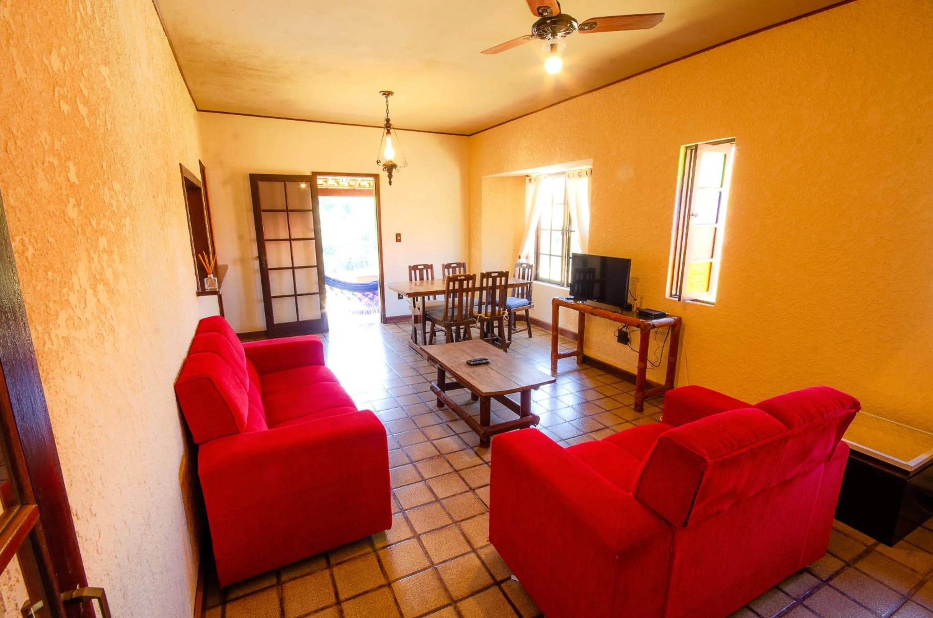 Living room in Hotel Fazenda FASCINAÇÃO