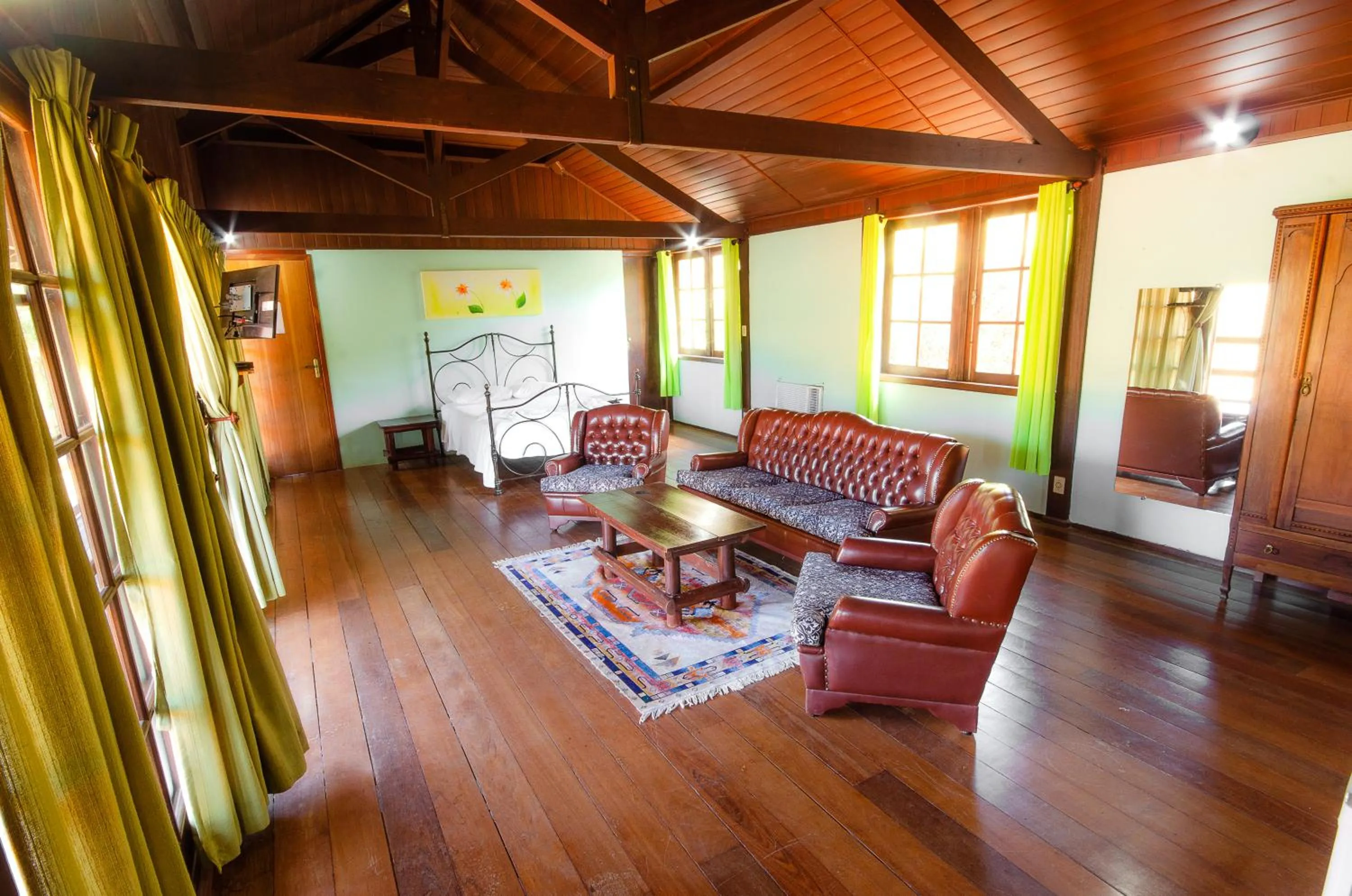 Seating area in Hotel Fazenda FASCINAÇÃO