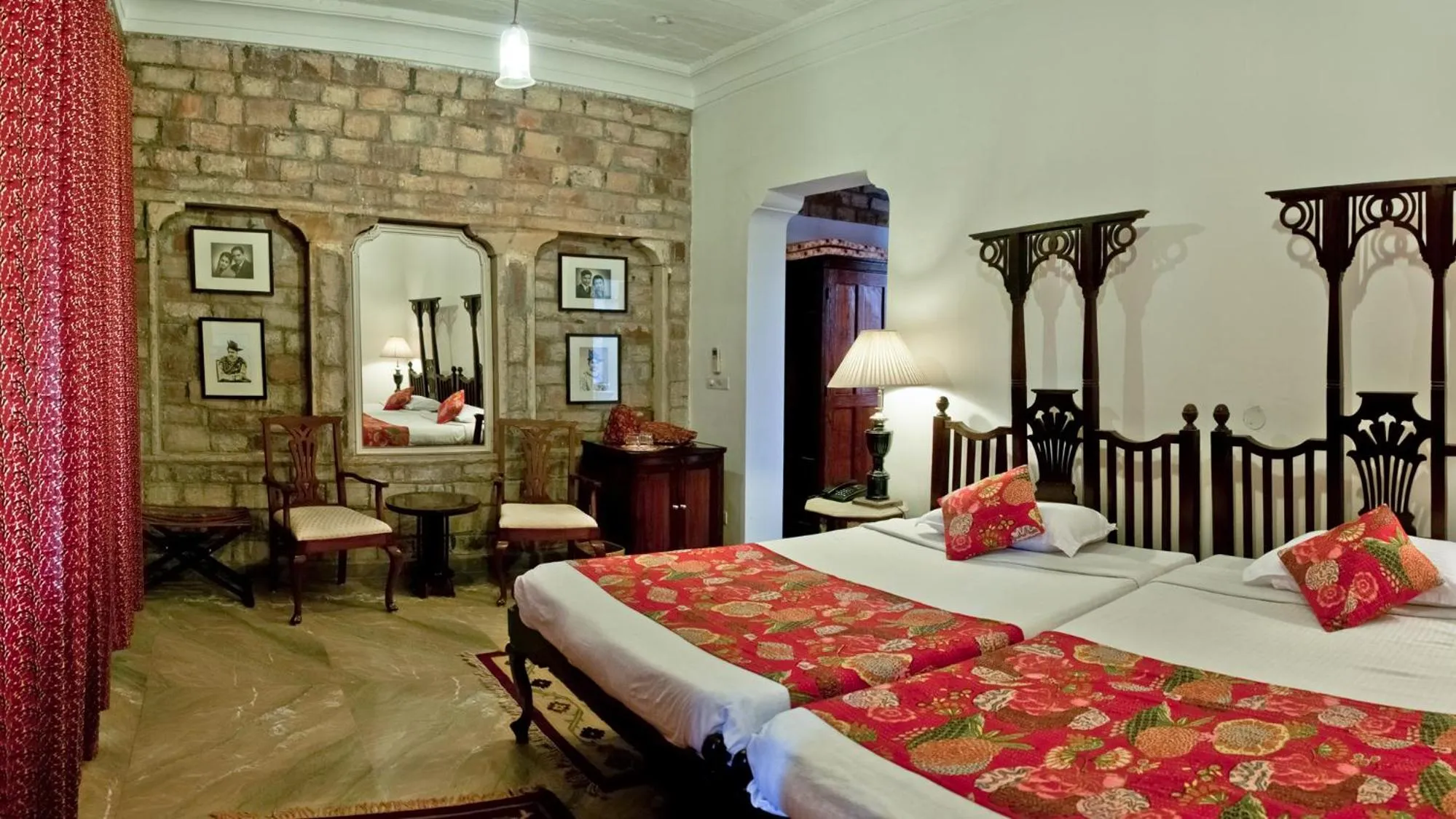 Bed in Neemrana's - Deo Bagh