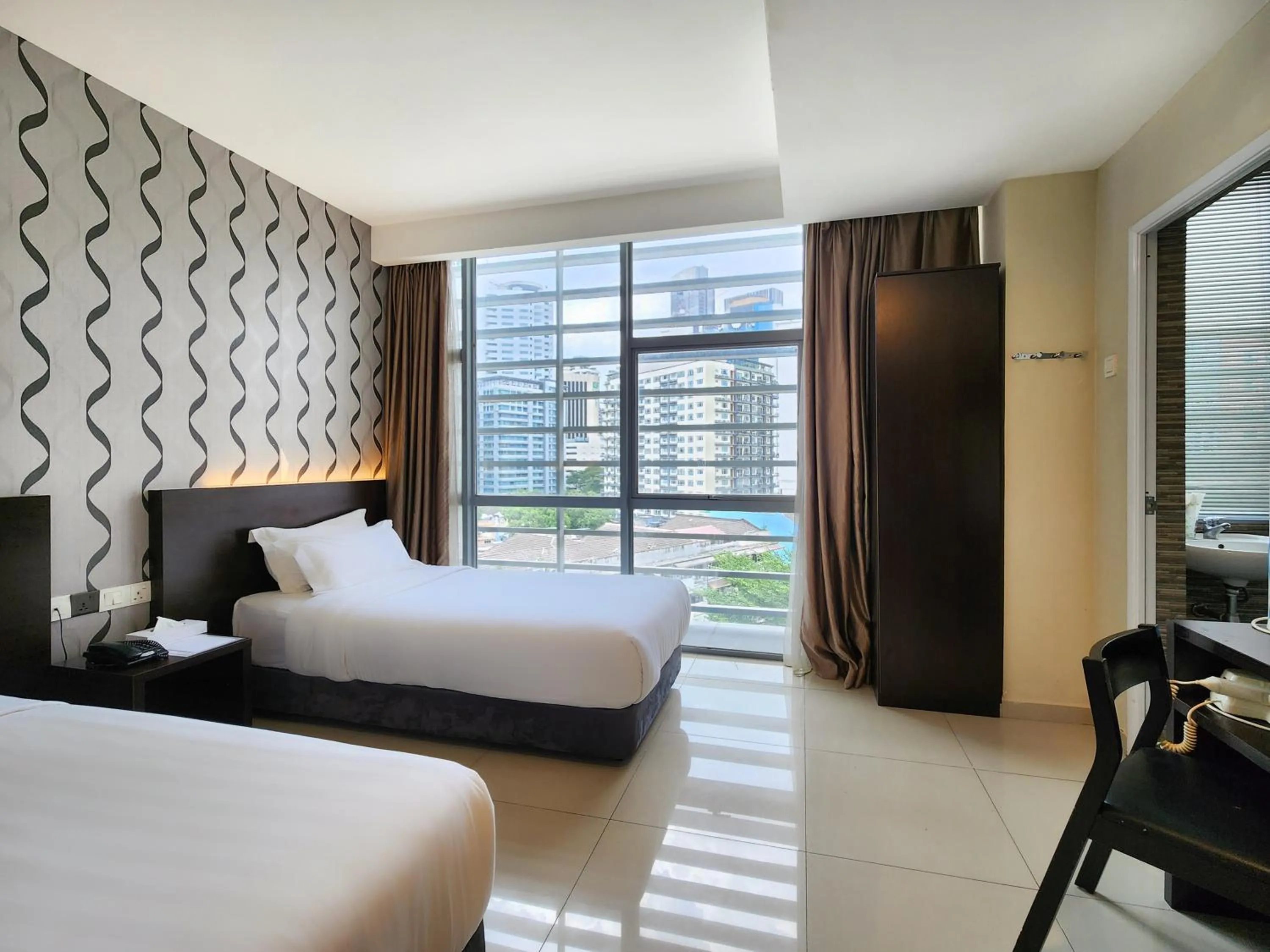 Bed in Izumi Hotel Bukit Bintang Kuala Lumpur