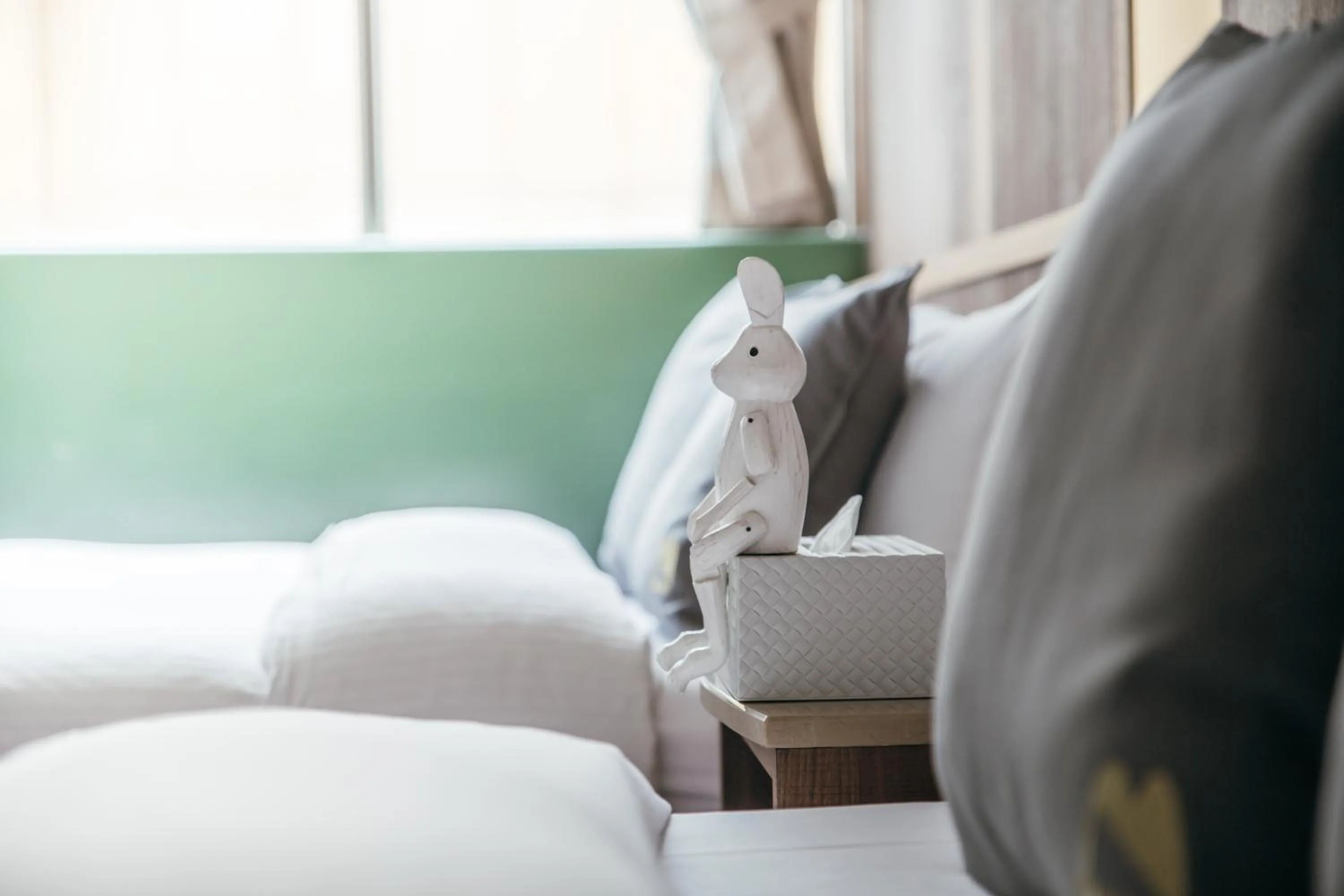 Decorative detail, Bed in Muzik Hotel - Ximending Xining Branch