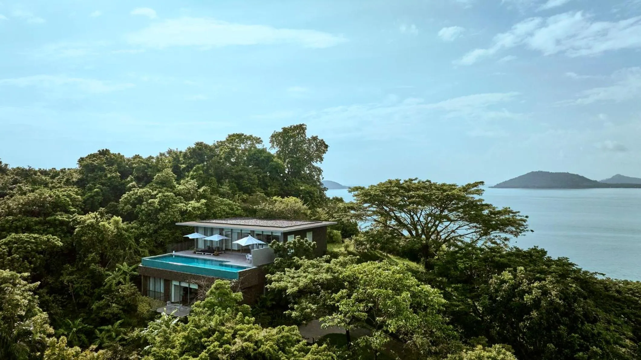 Swimming pool in COMO Point Yamu, Phuket