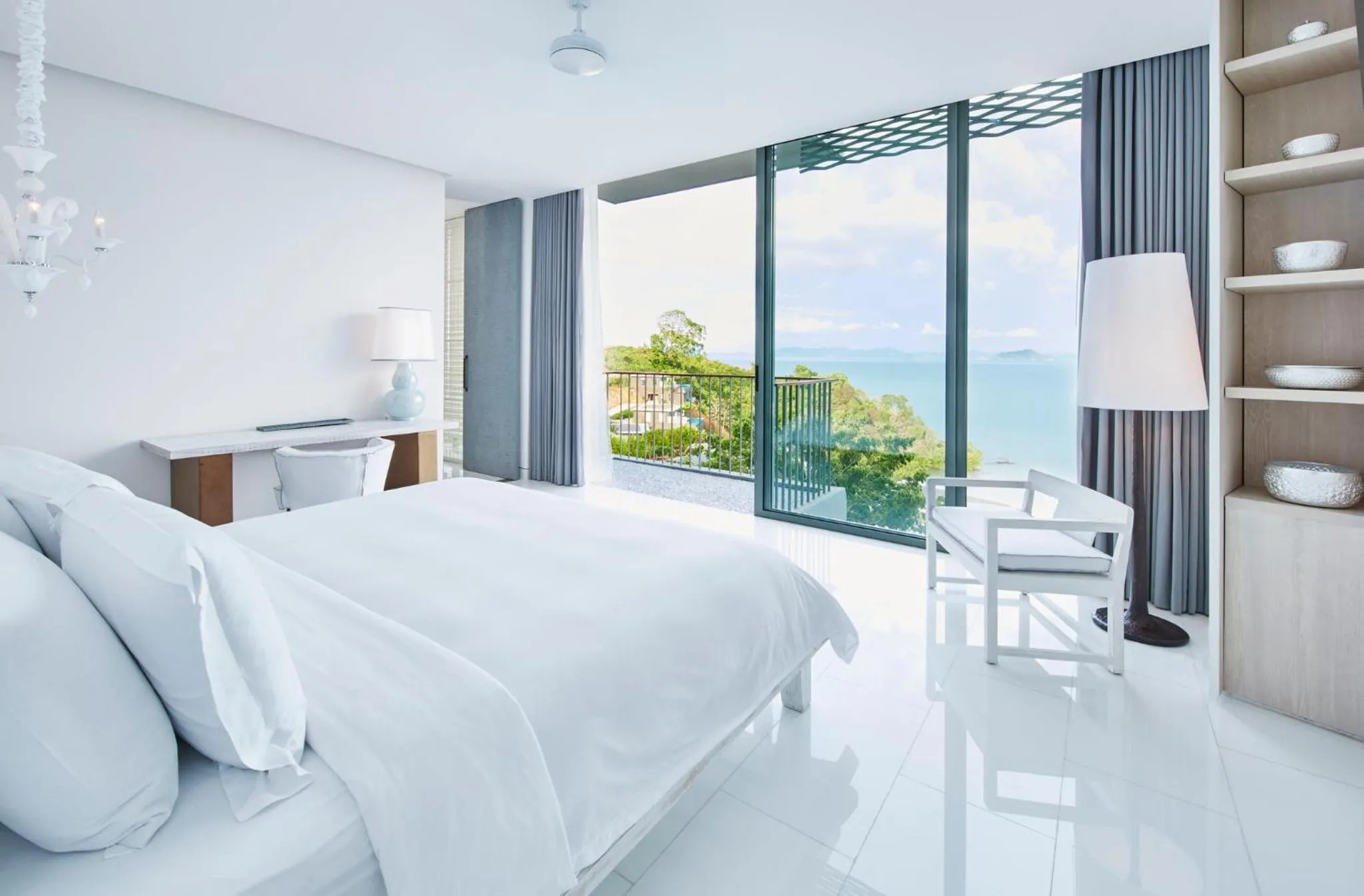 Bedroom, Bed in COMO Point Yamu, Phuket
