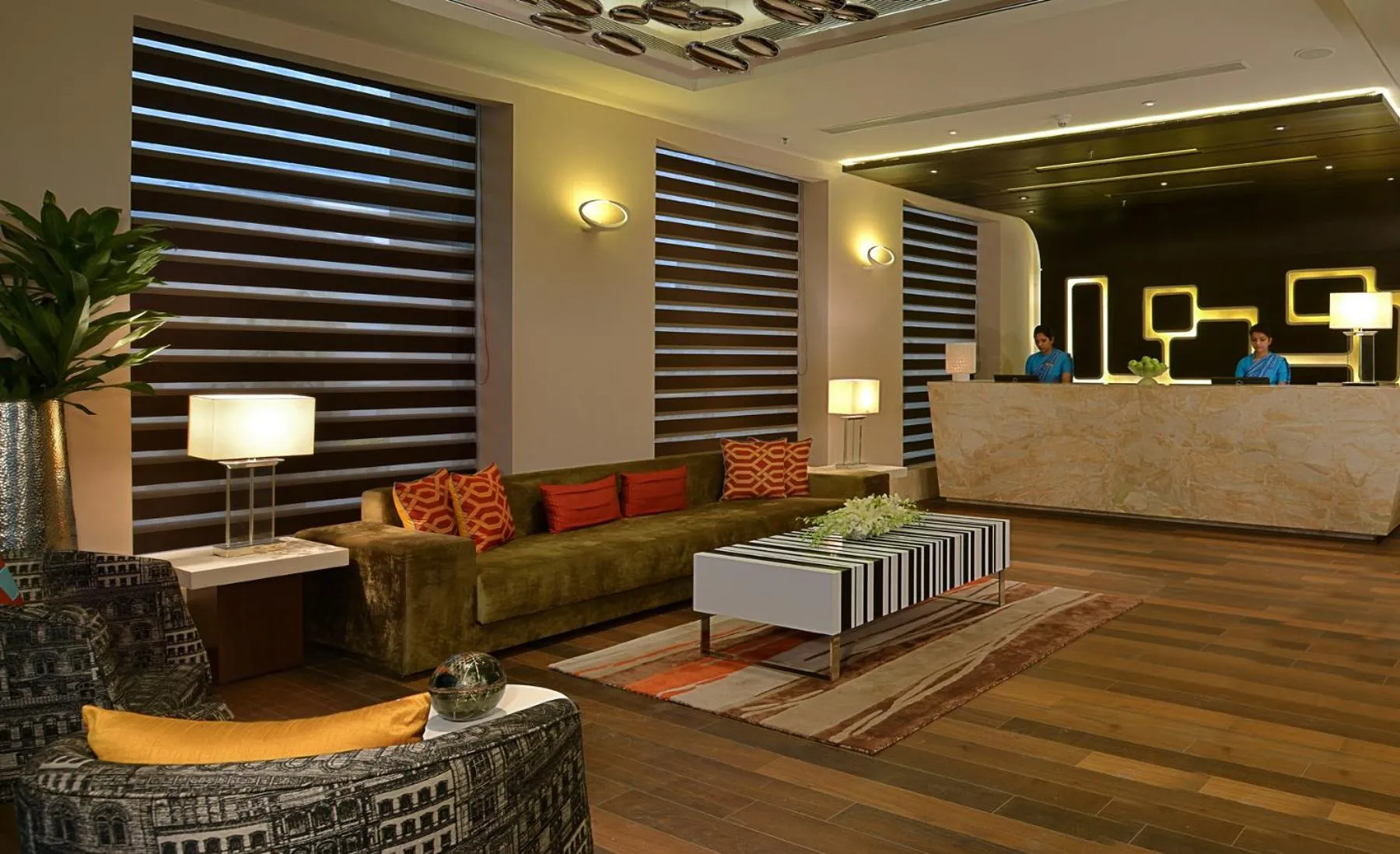 Lobby or reception in Fortune District Centre, Ghaziabad - Member ITC Hotels' Group