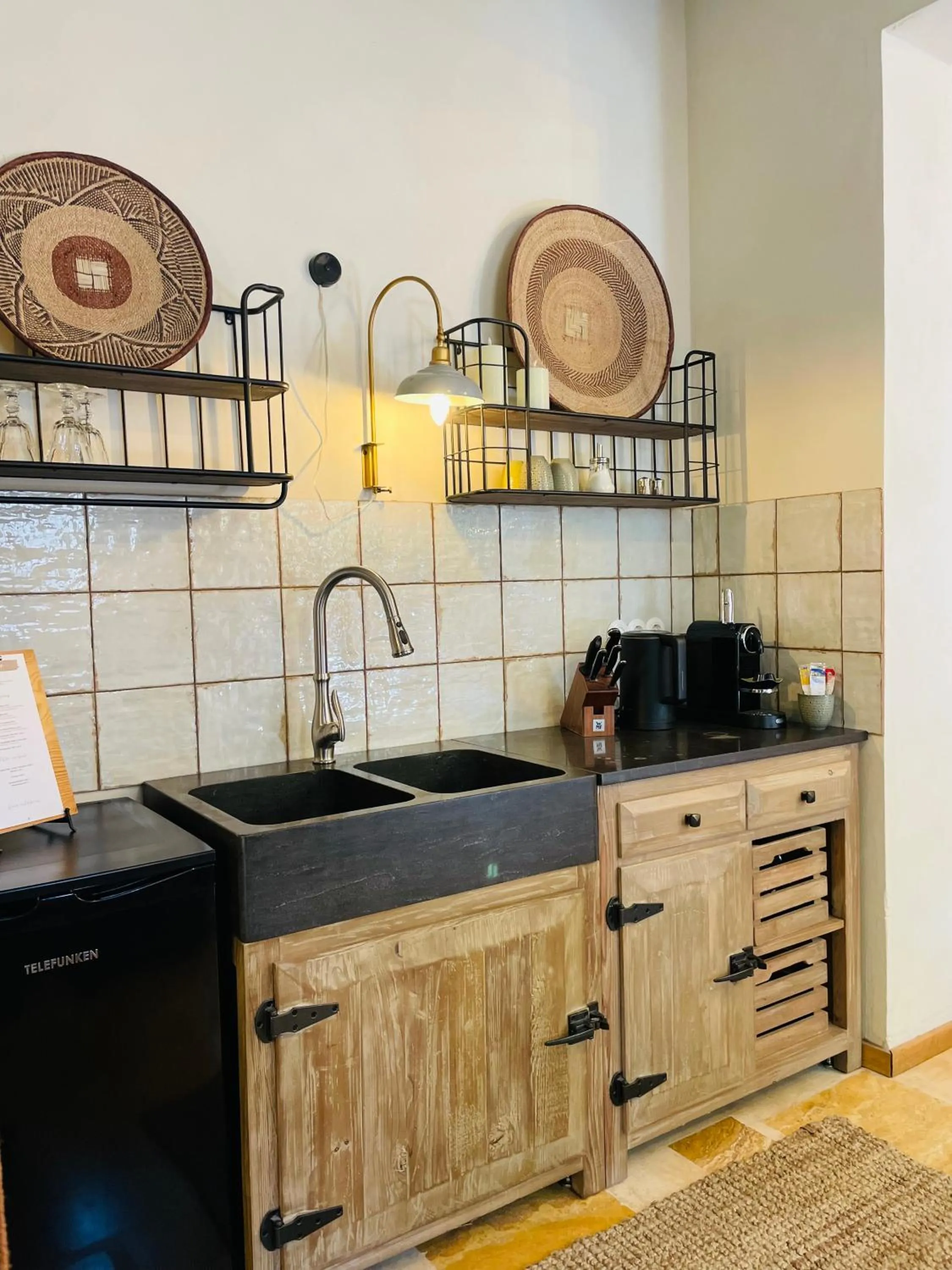 Kitchen or kitchenette in Gut Leben Landresort