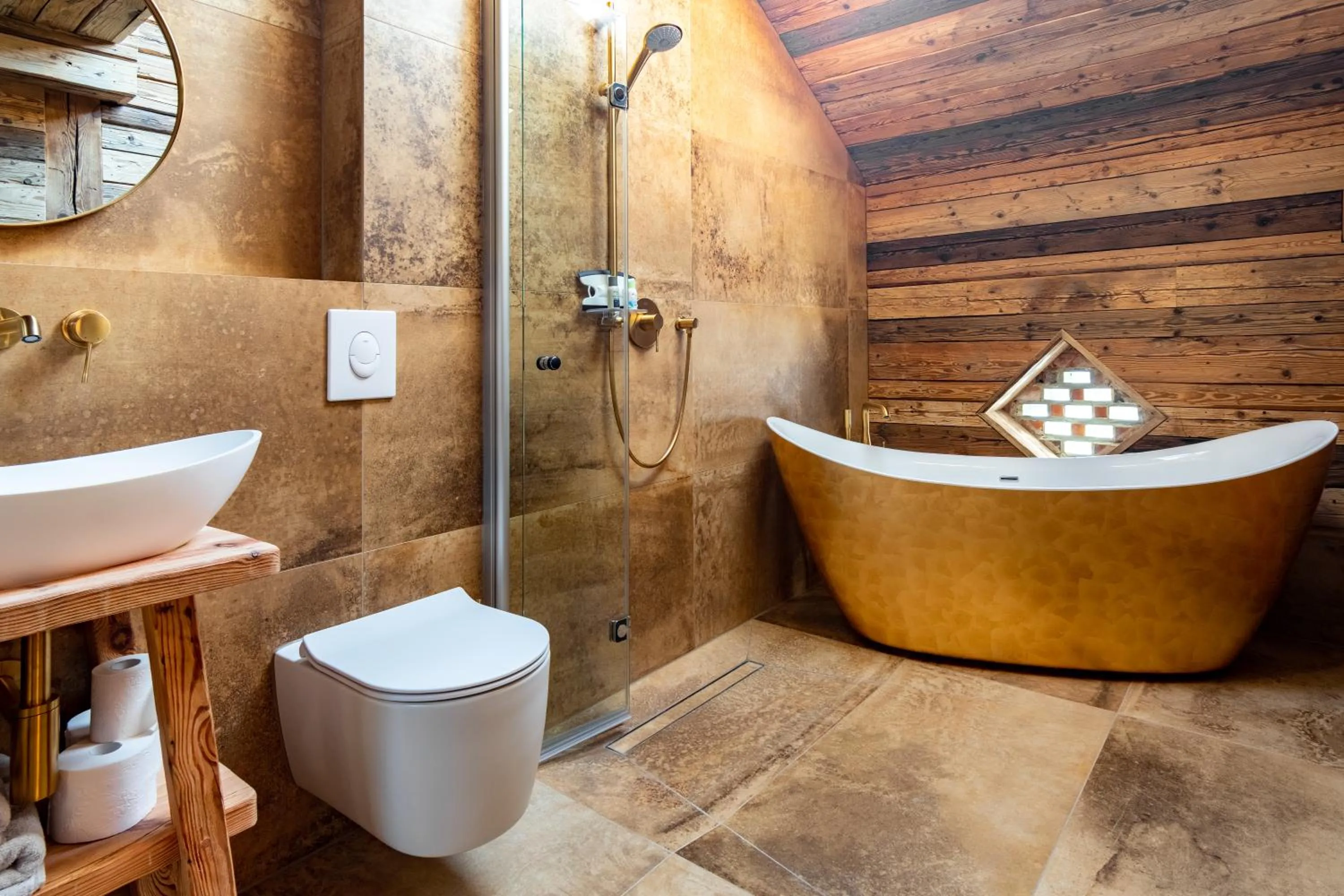 Bathroom in Gut Leben Landresort