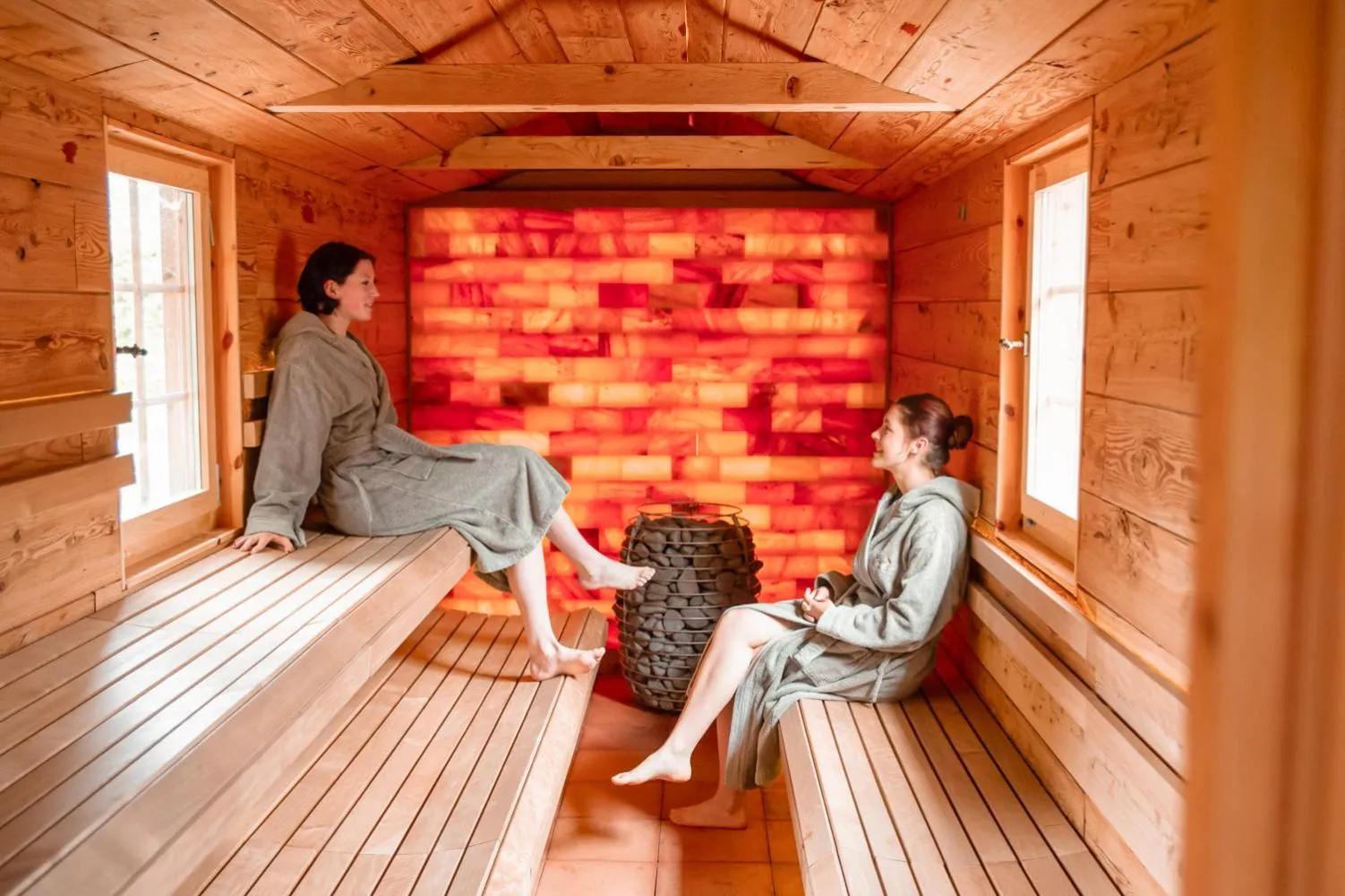 Sauna in Gut Leben Landresort