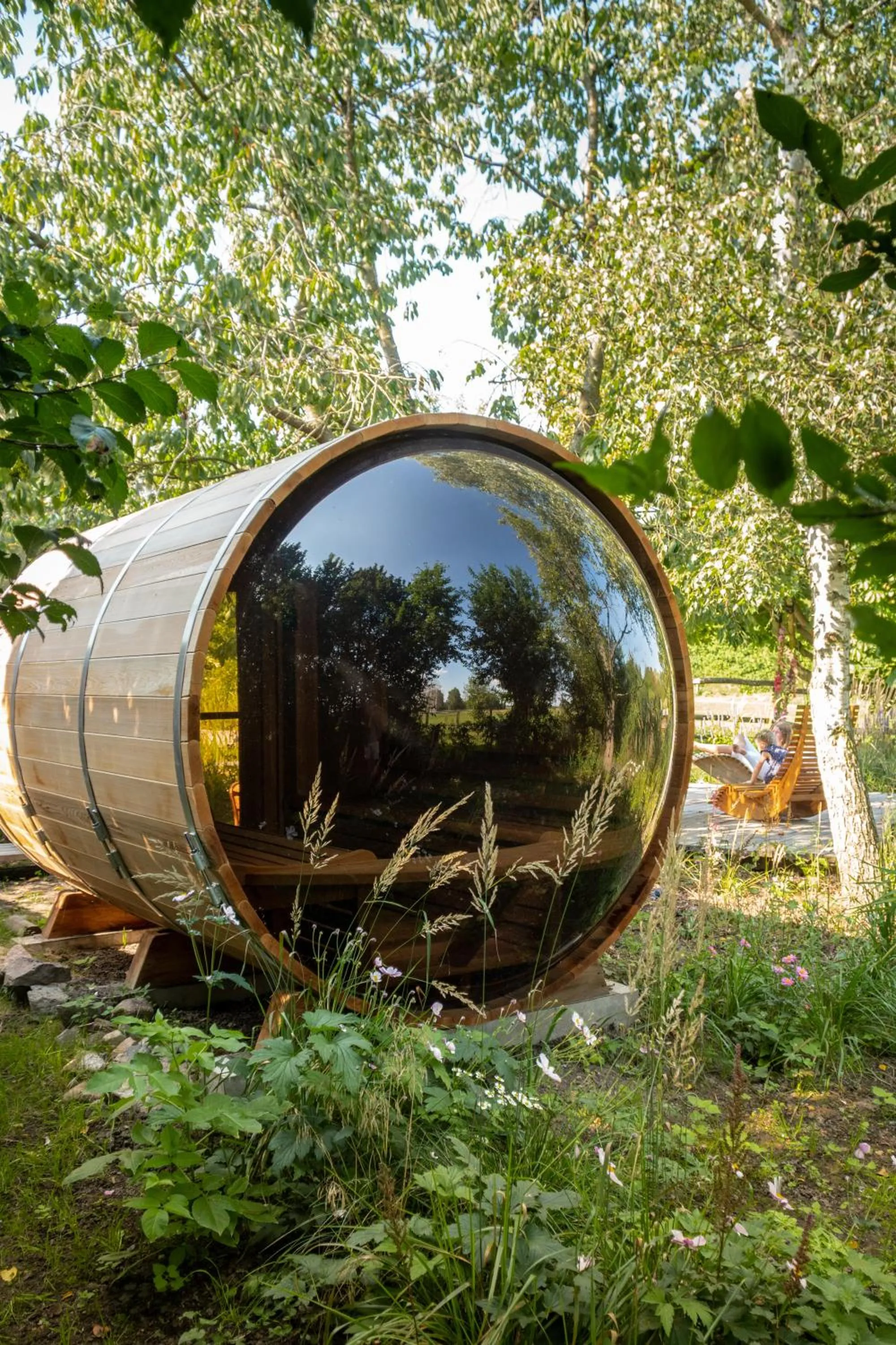 Sauna in Gut Leben Landresort