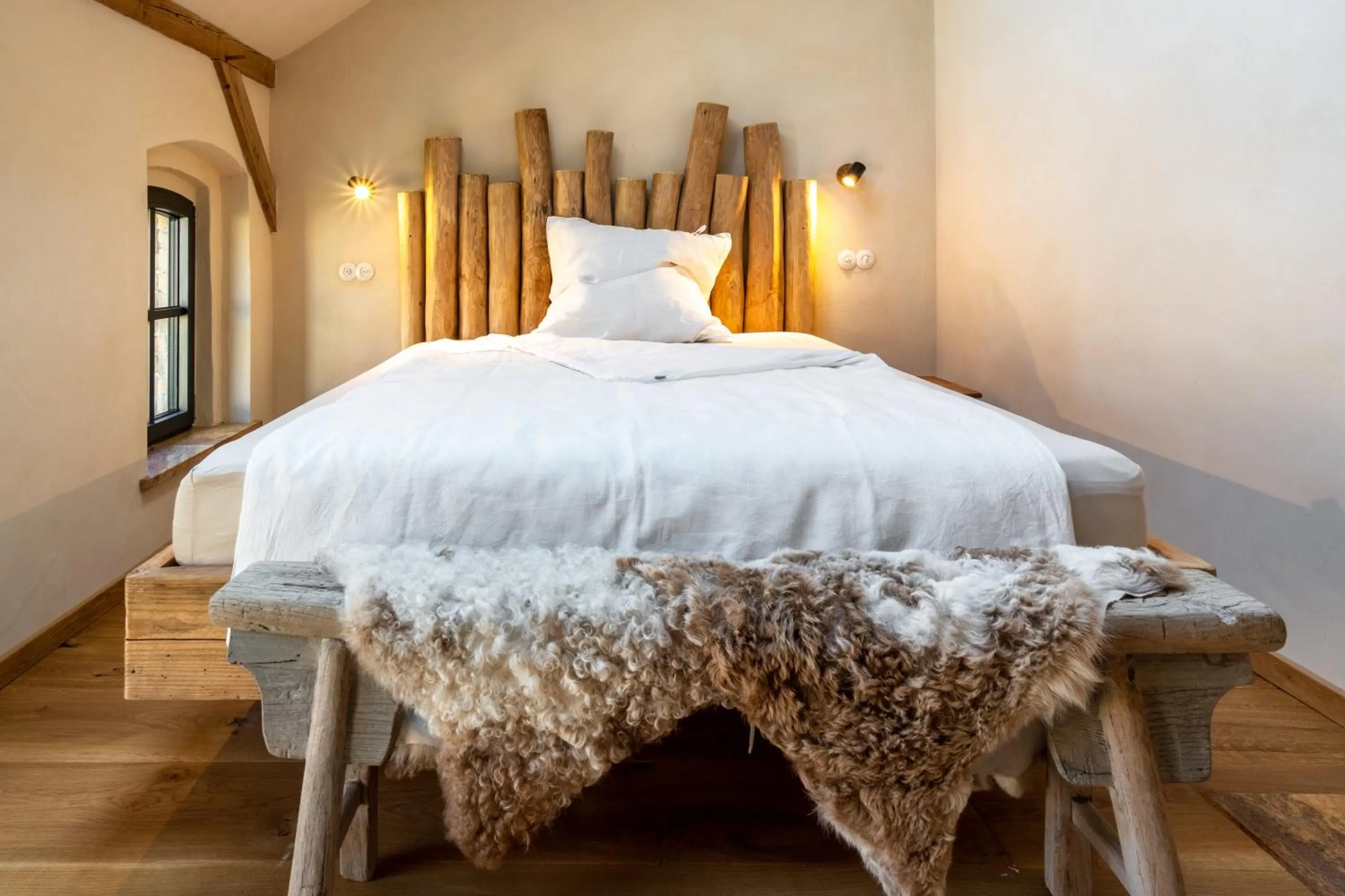 Bedroom, Bed in Gut Leben Landresort