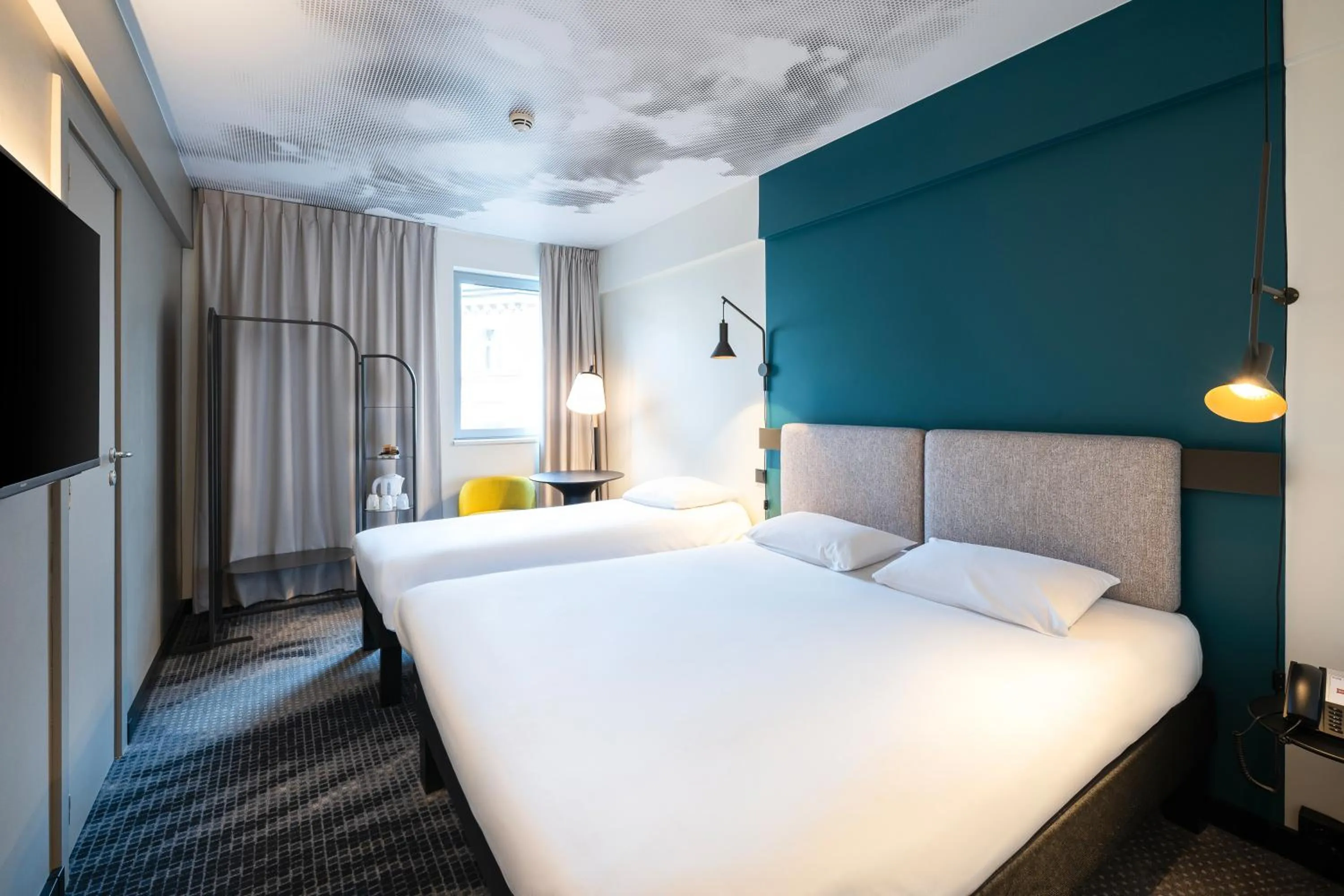 Bed in Ibis Praha Wenceslas Square