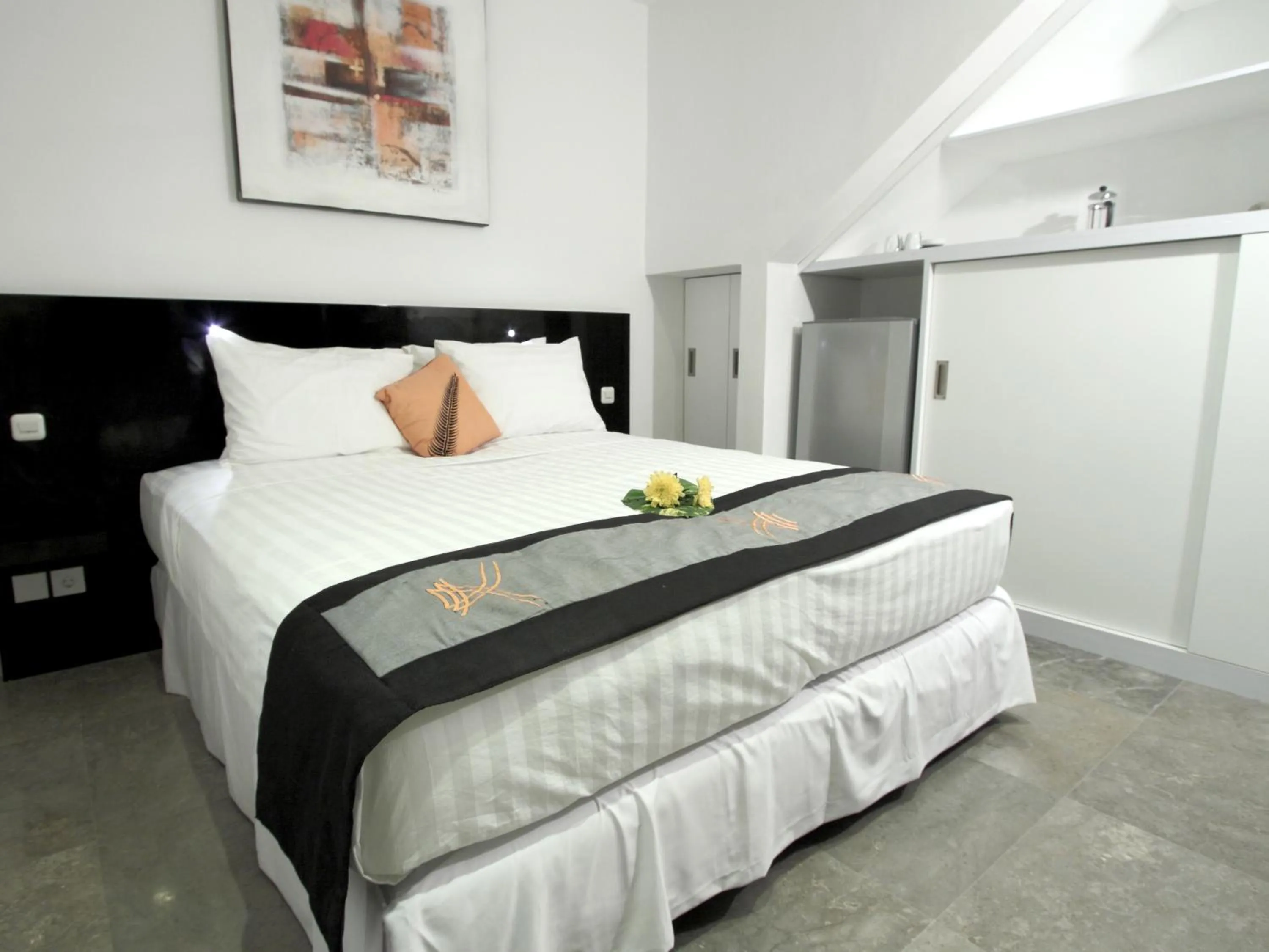 Bedroom, Bed in Bali Yarra Villas - Seminyak