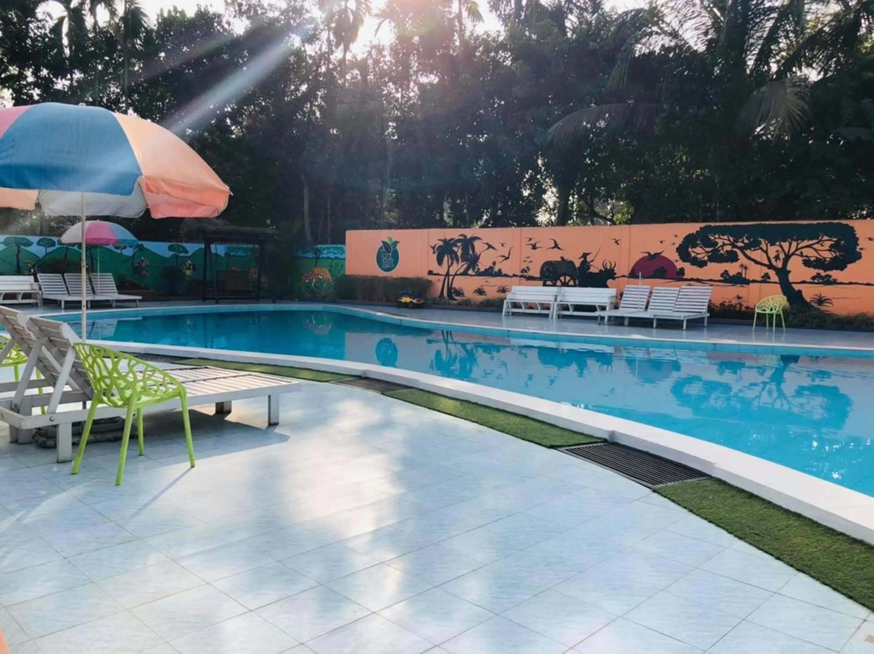 Swimming pool in Tea Heaven Resort