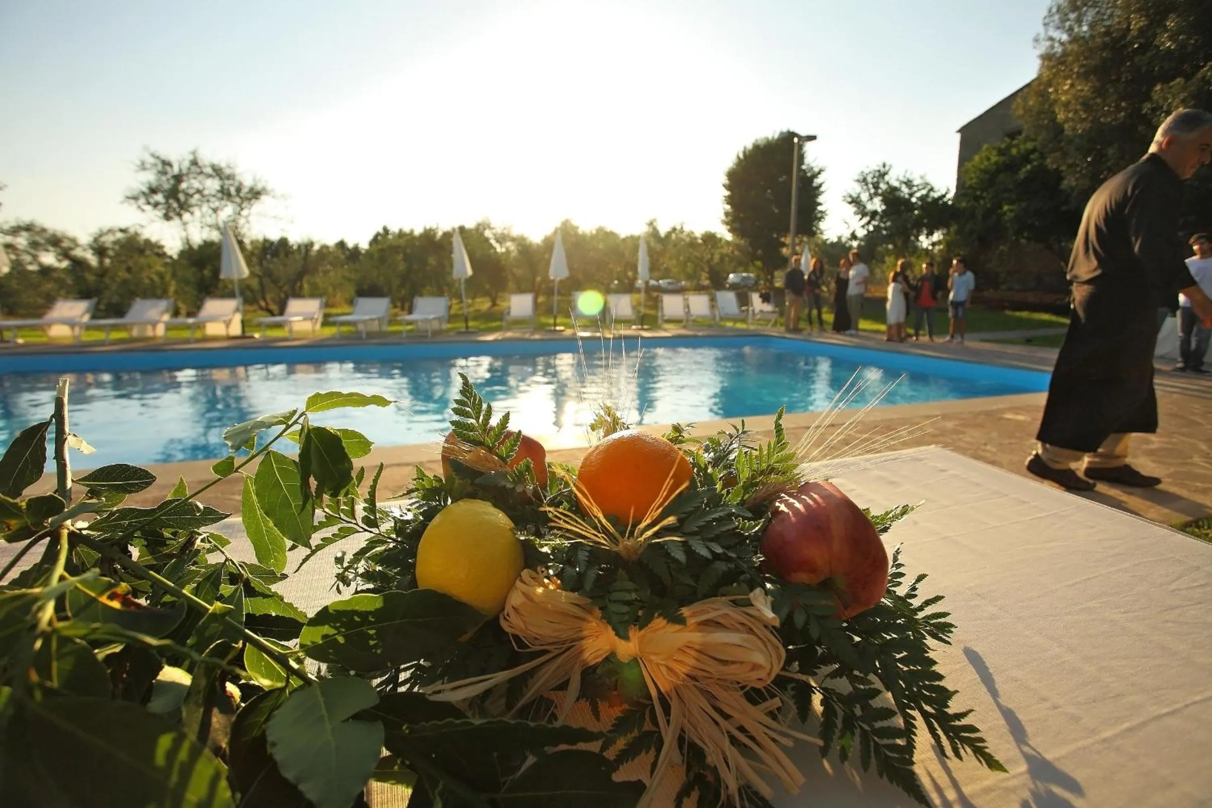 Swimming pool in Antico Borgo La Commenda