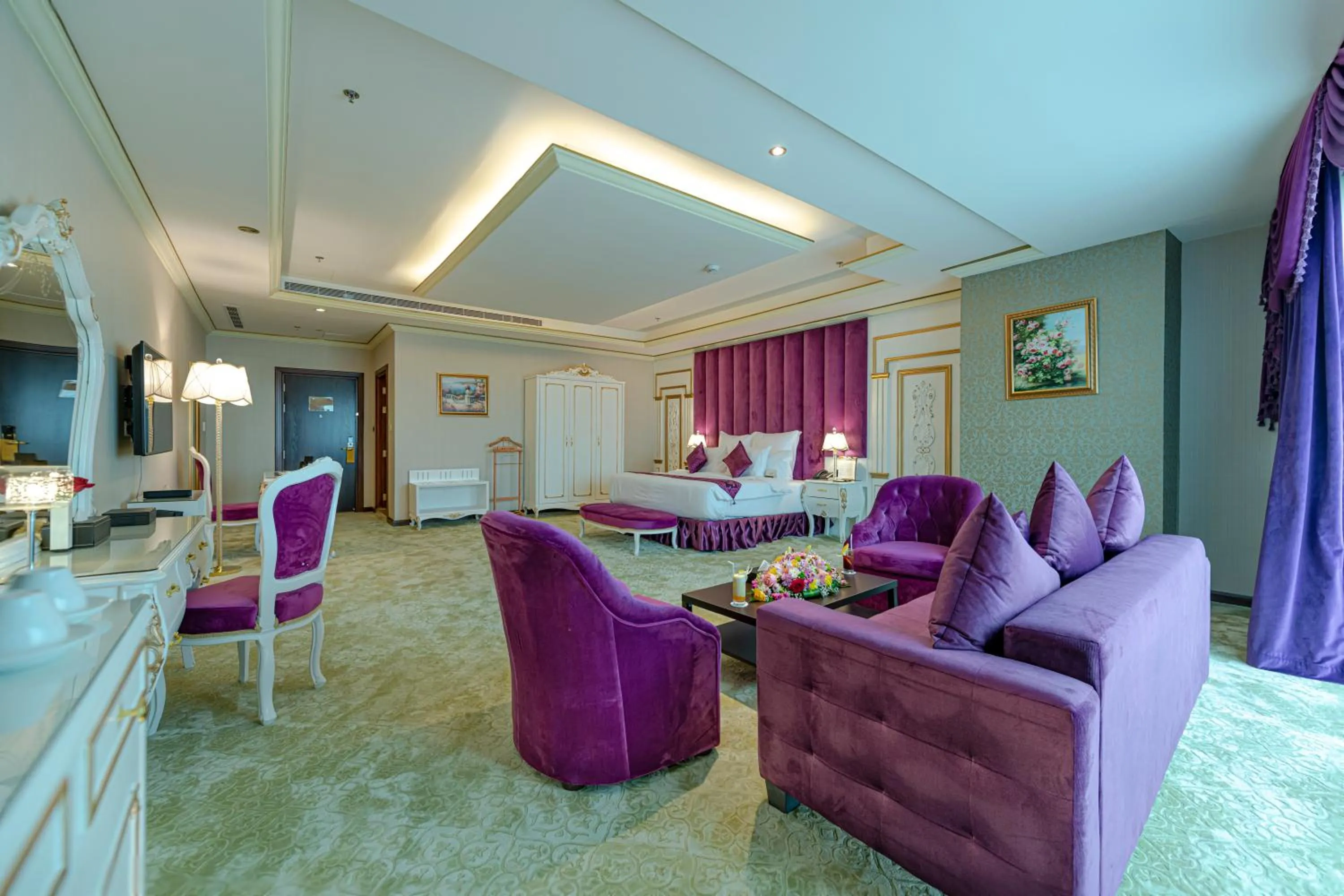 Seating area in WA Hotel