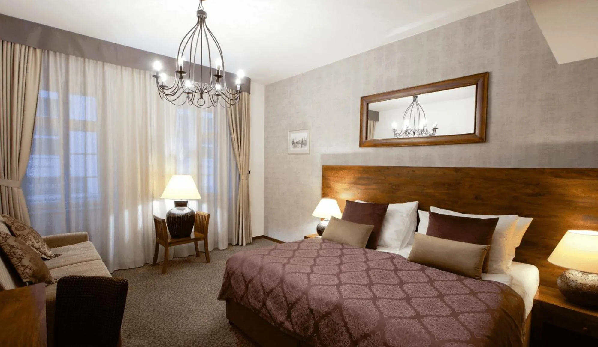 Bed in Hotel Residence Agnes