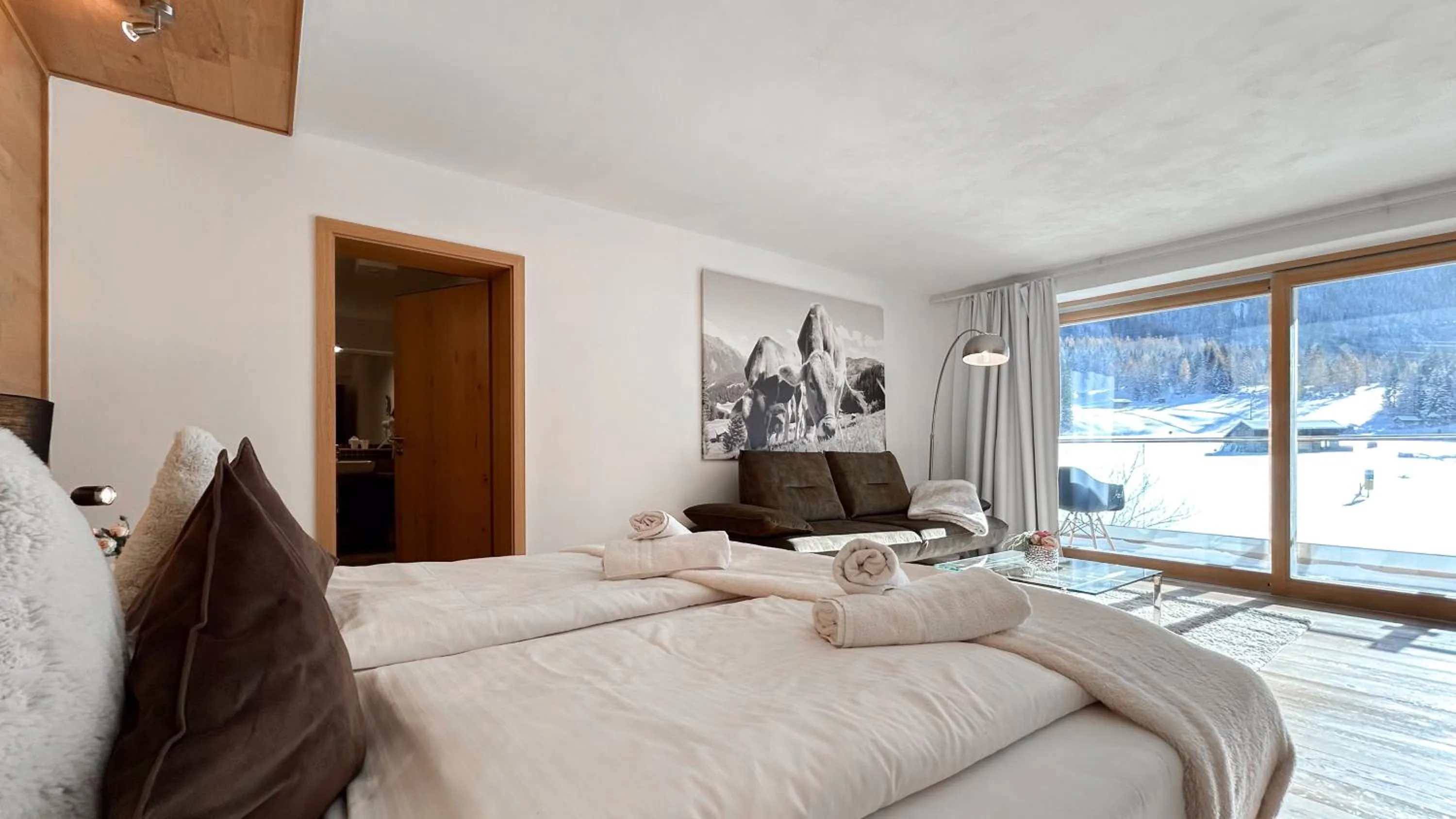 Bed in Monte Vita Tirol - Apartments