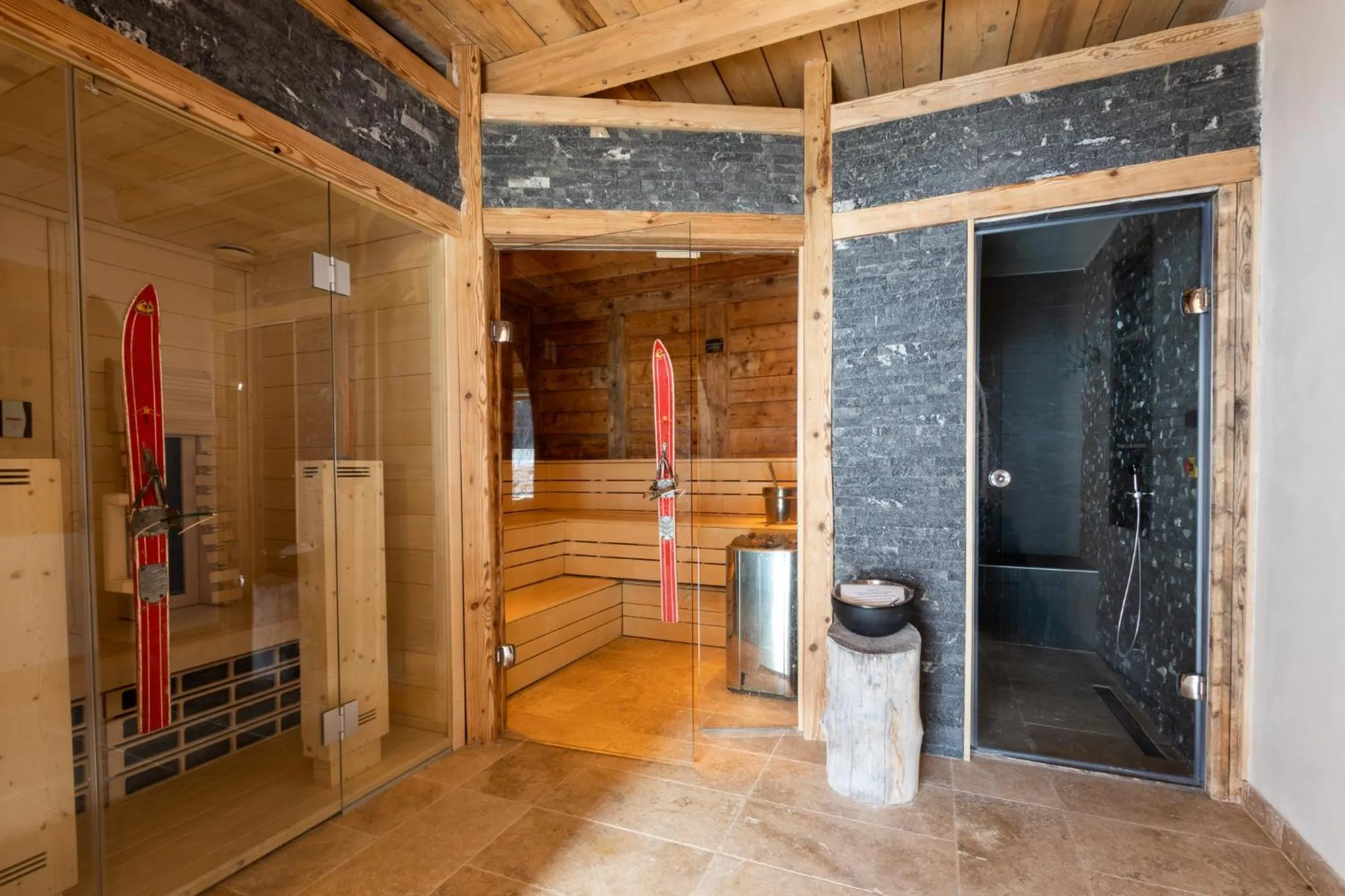 Sauna in Monte Vita Tirol - Apartments