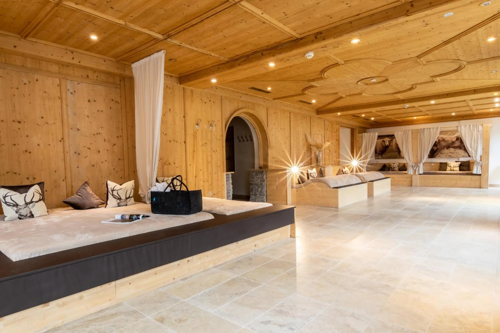 Spa and wellness centre/facilities in Monte Vita Tirol - Apartments