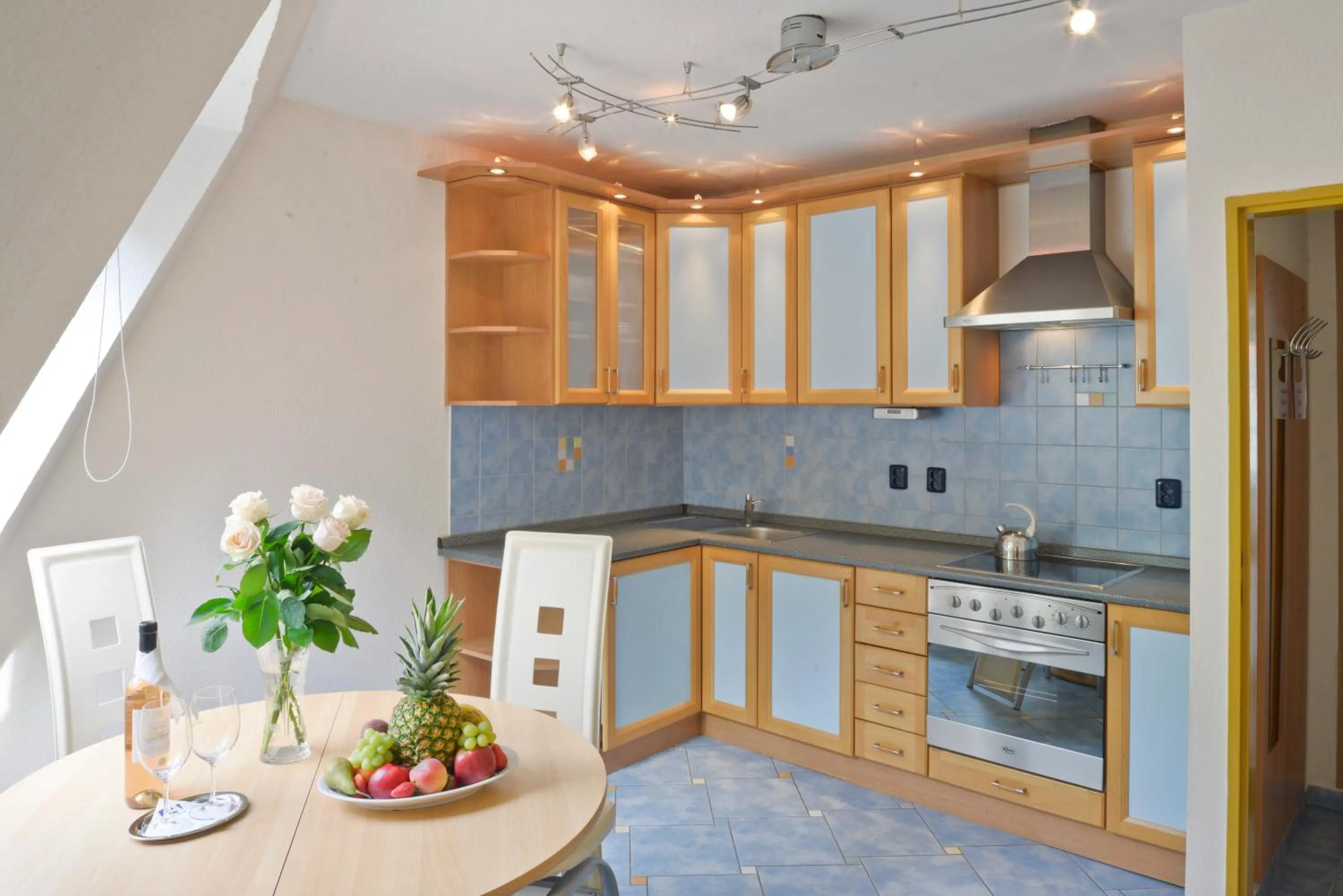 Kitchen or kitchenette in EA Hotel Mozart