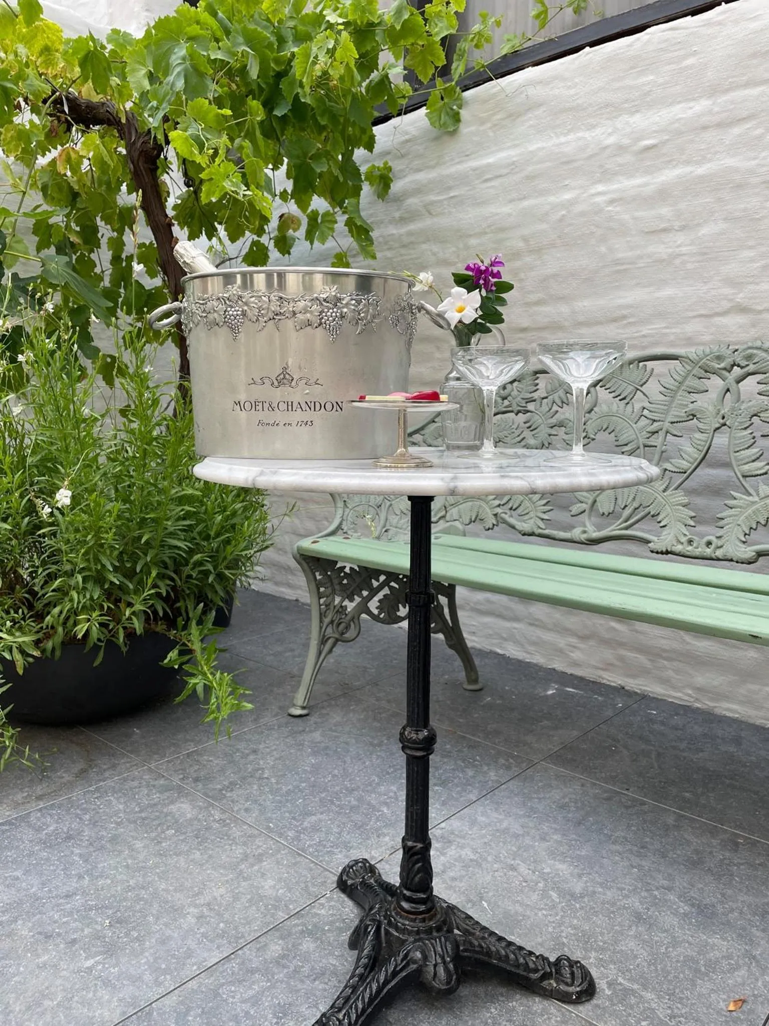 Patio in B&B l'histoire de l'éclair