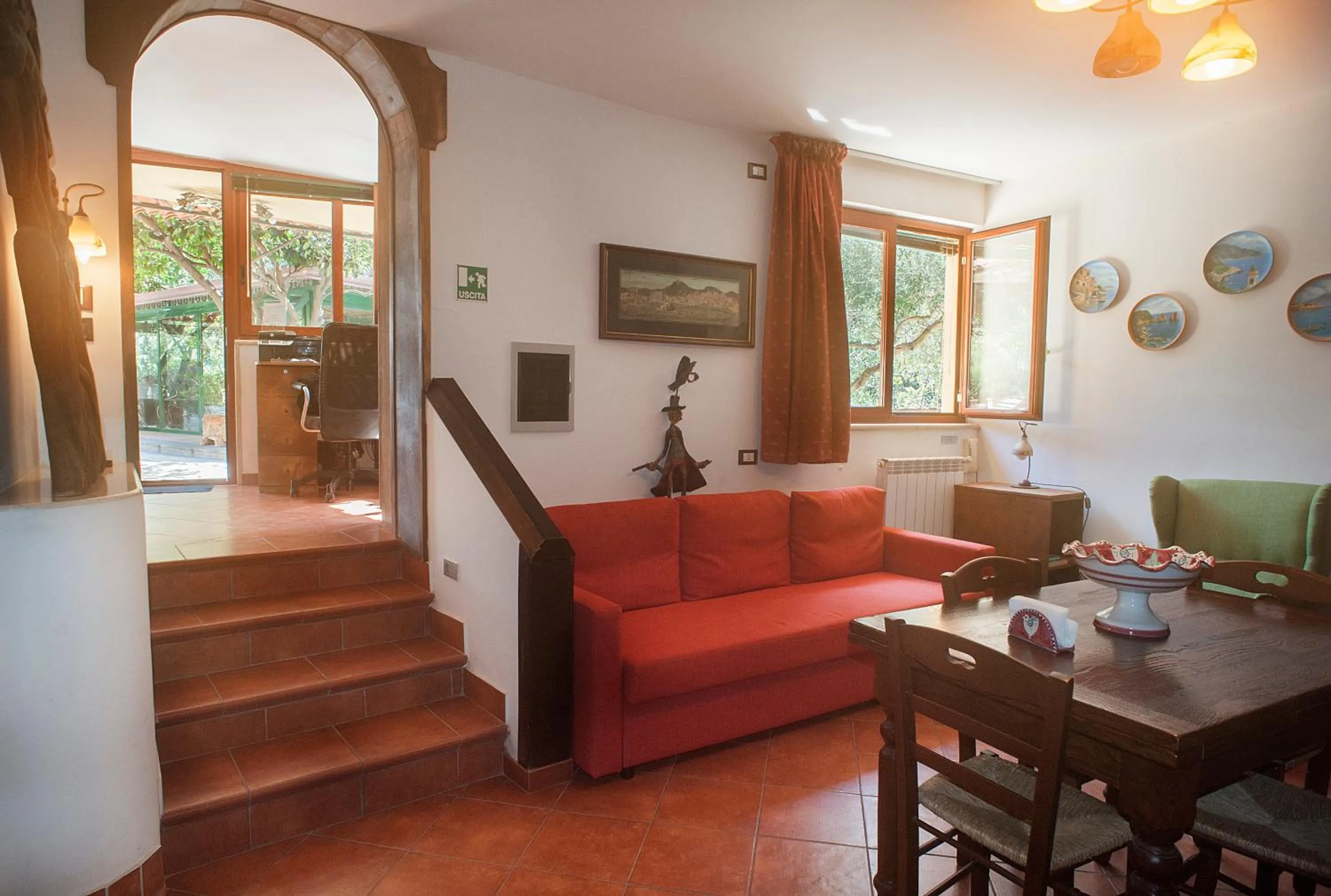 Living room in B&B La Nave