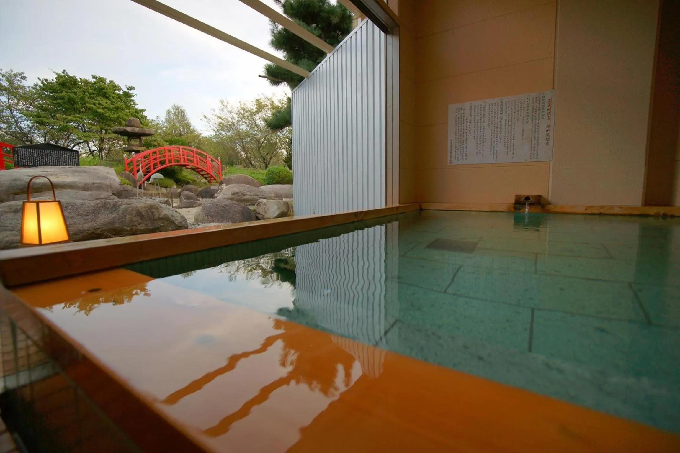 Hot Spring Bath in Hotel Kaminoyu Onsen
