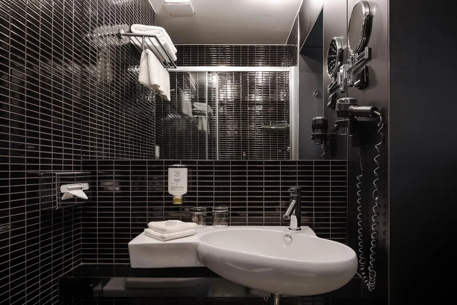 Shower in Perla Hotel