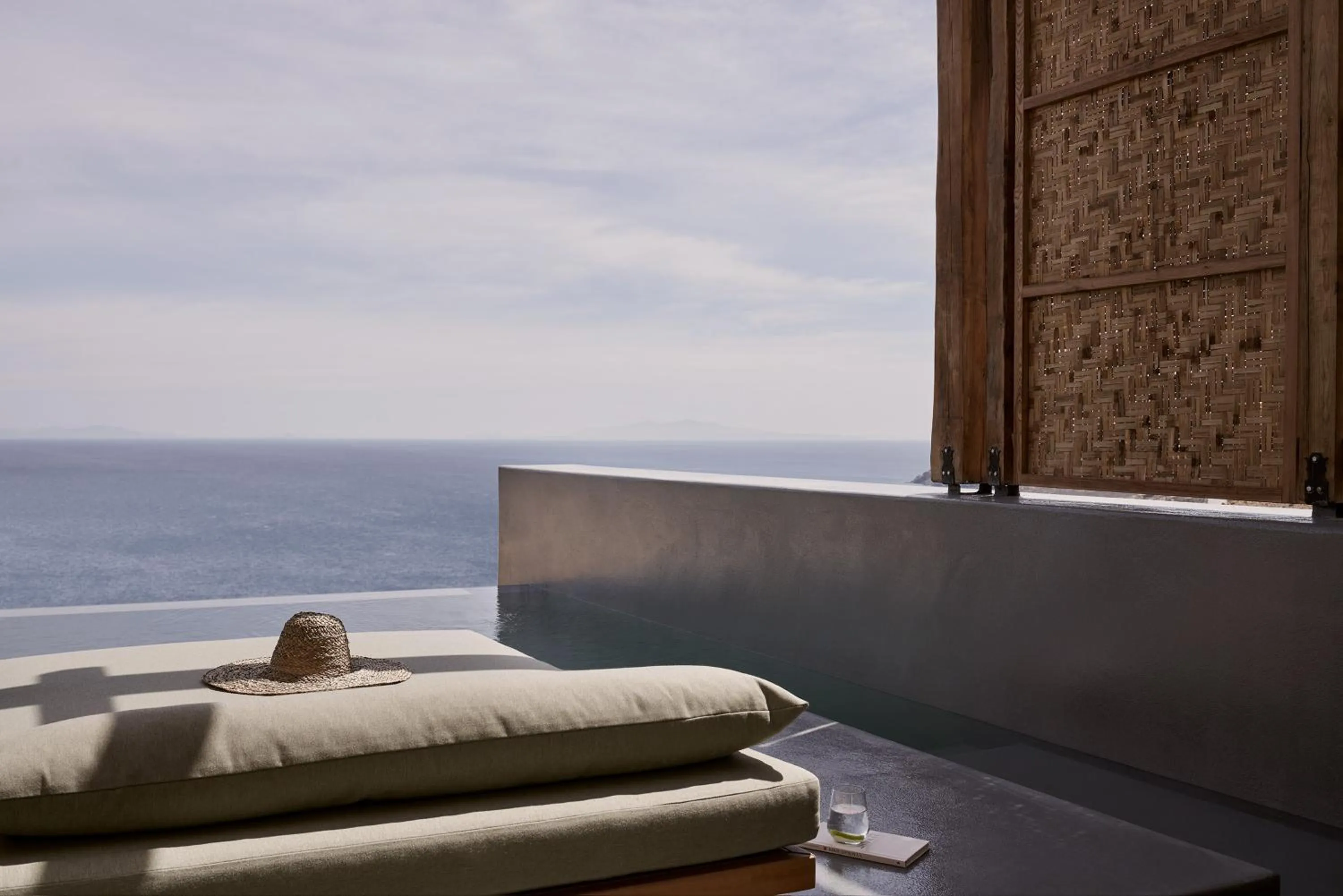 Sea view, Bed in Archipelagos All Suites