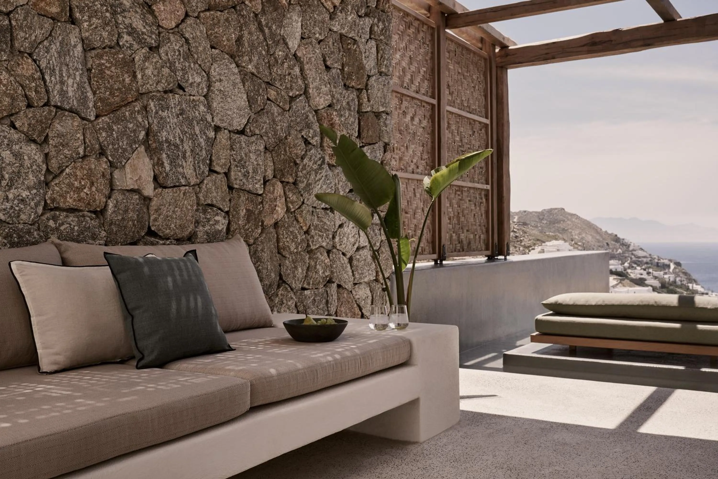 Living room in Archipelagos All Suites