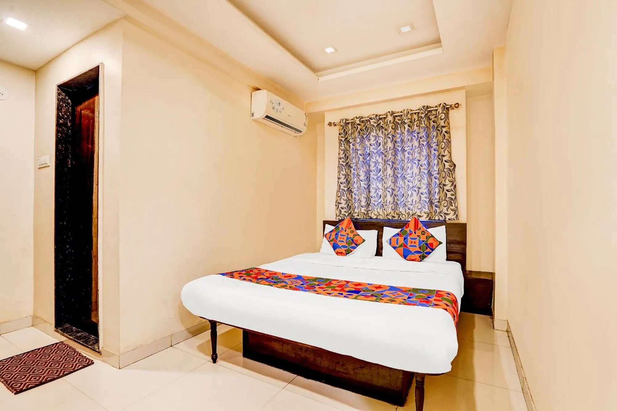 Bedroom, Bed in FabHotel Chetan Executive