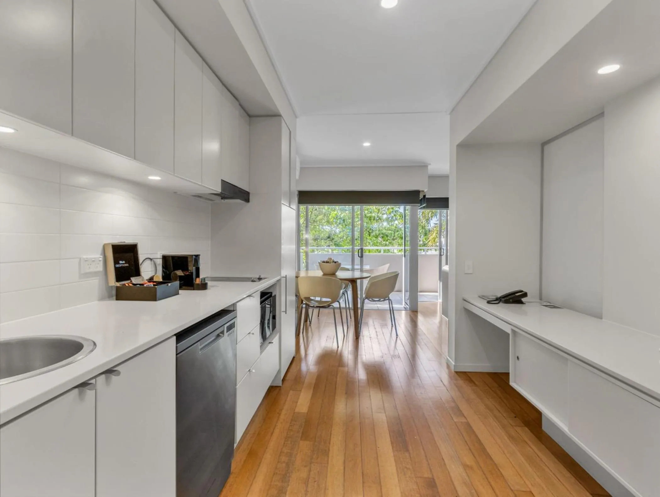 Kitchen or kitchenette in The Sand Resort Kingscliff - Holiday Management Co.