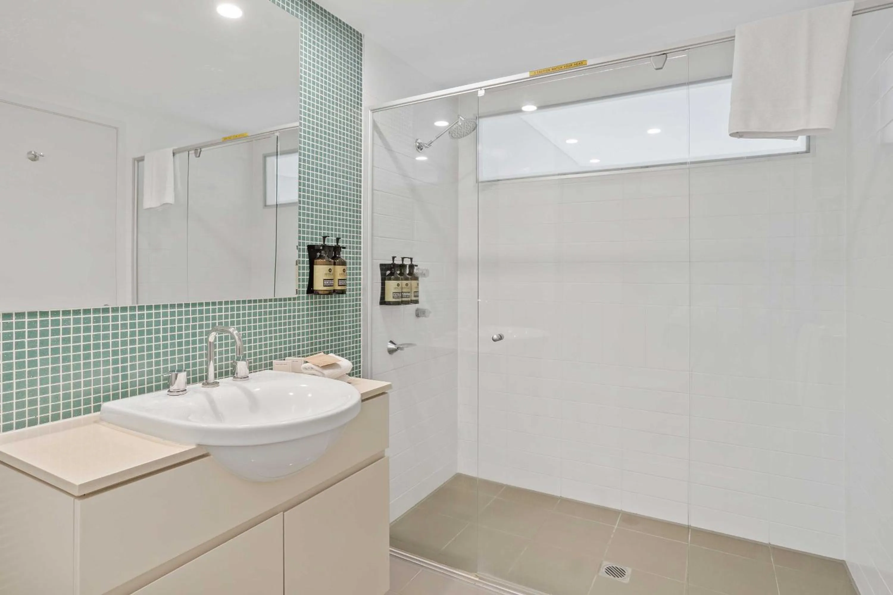 Shower in The Sand Resort Kingscliff - Holiday Management Co.