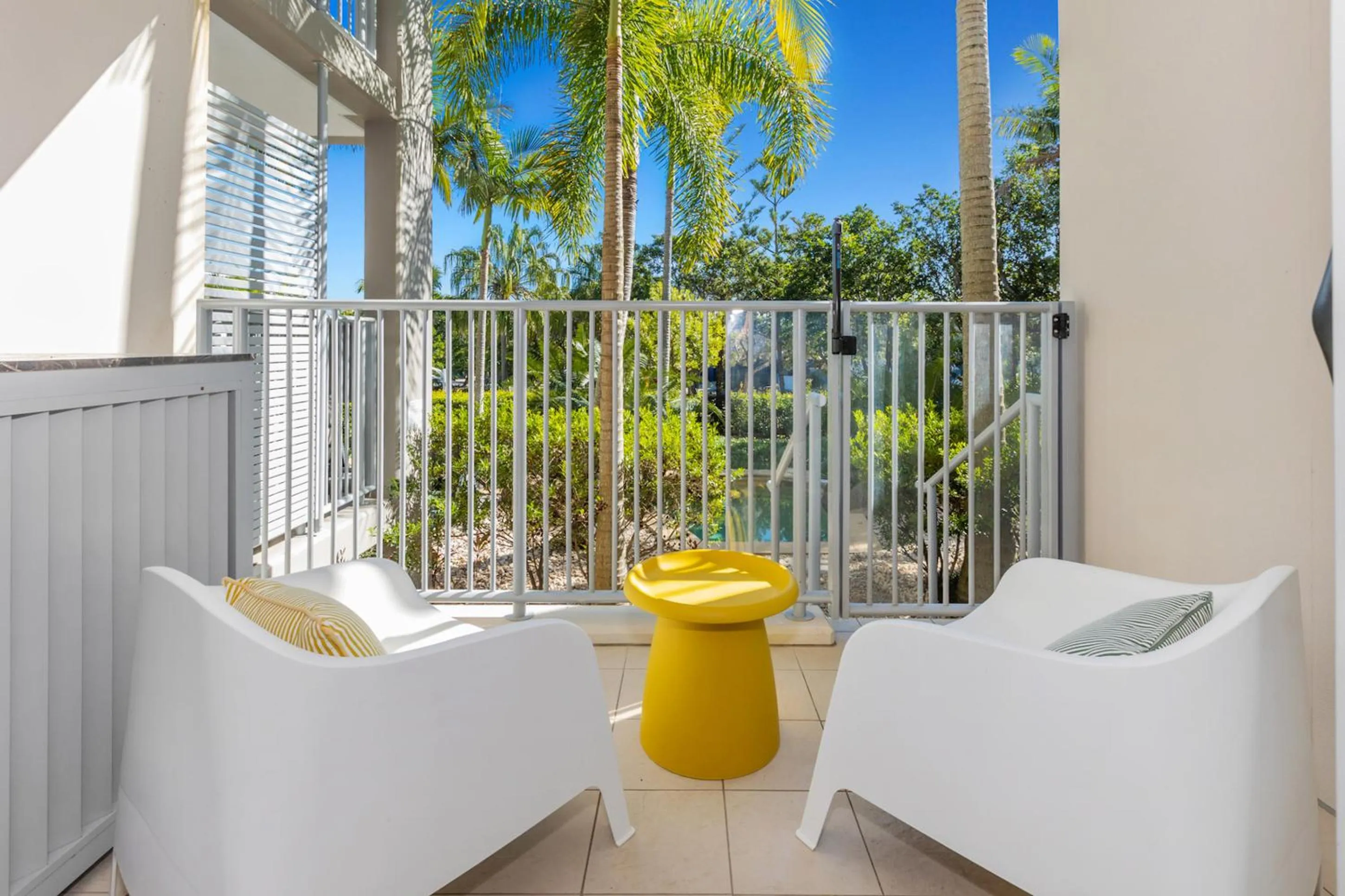 Patio in The Sand Resort Kingscliff - Holiday Management Co.