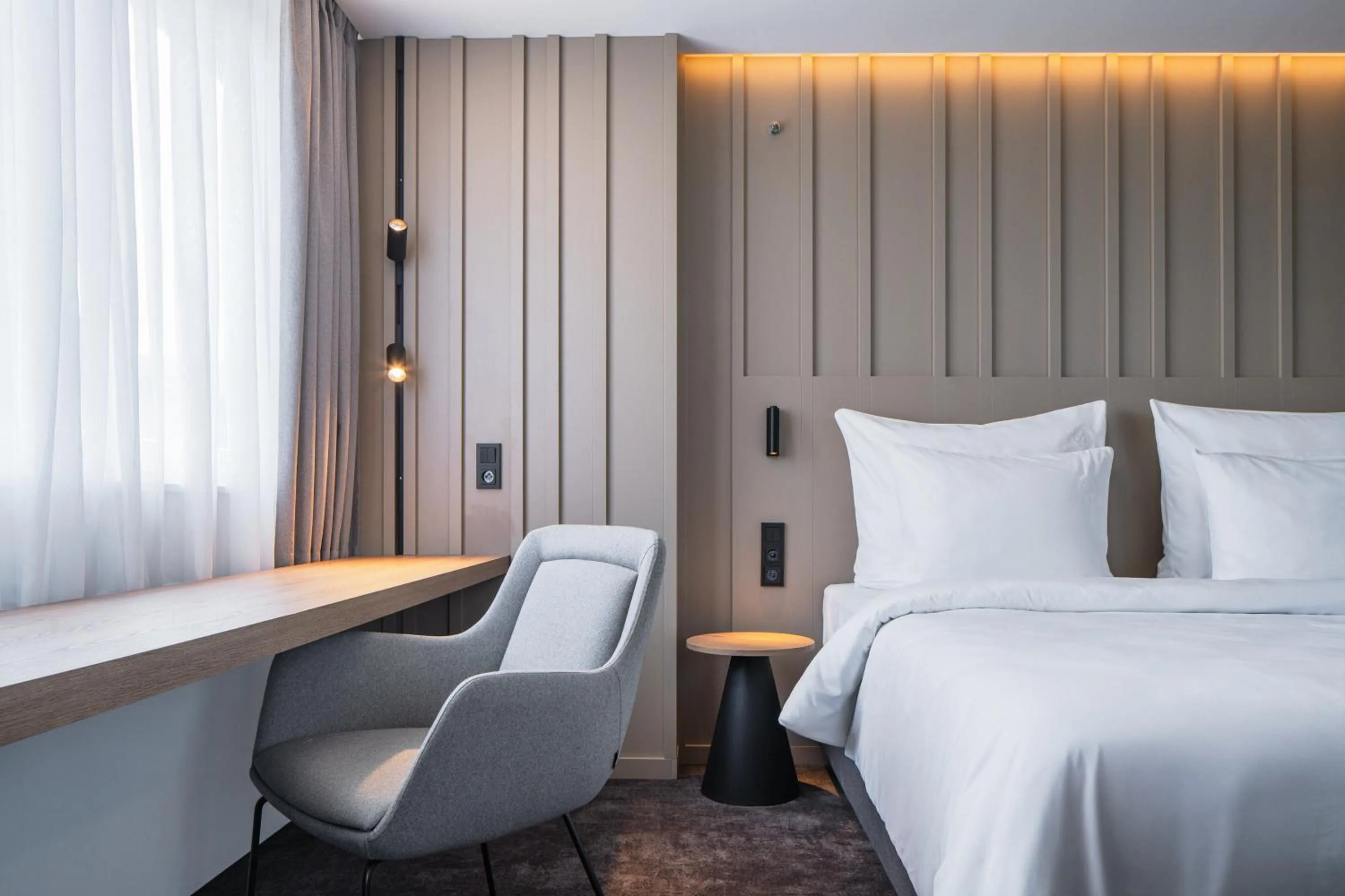 Bed in OREA Hotel Pyramida Praha