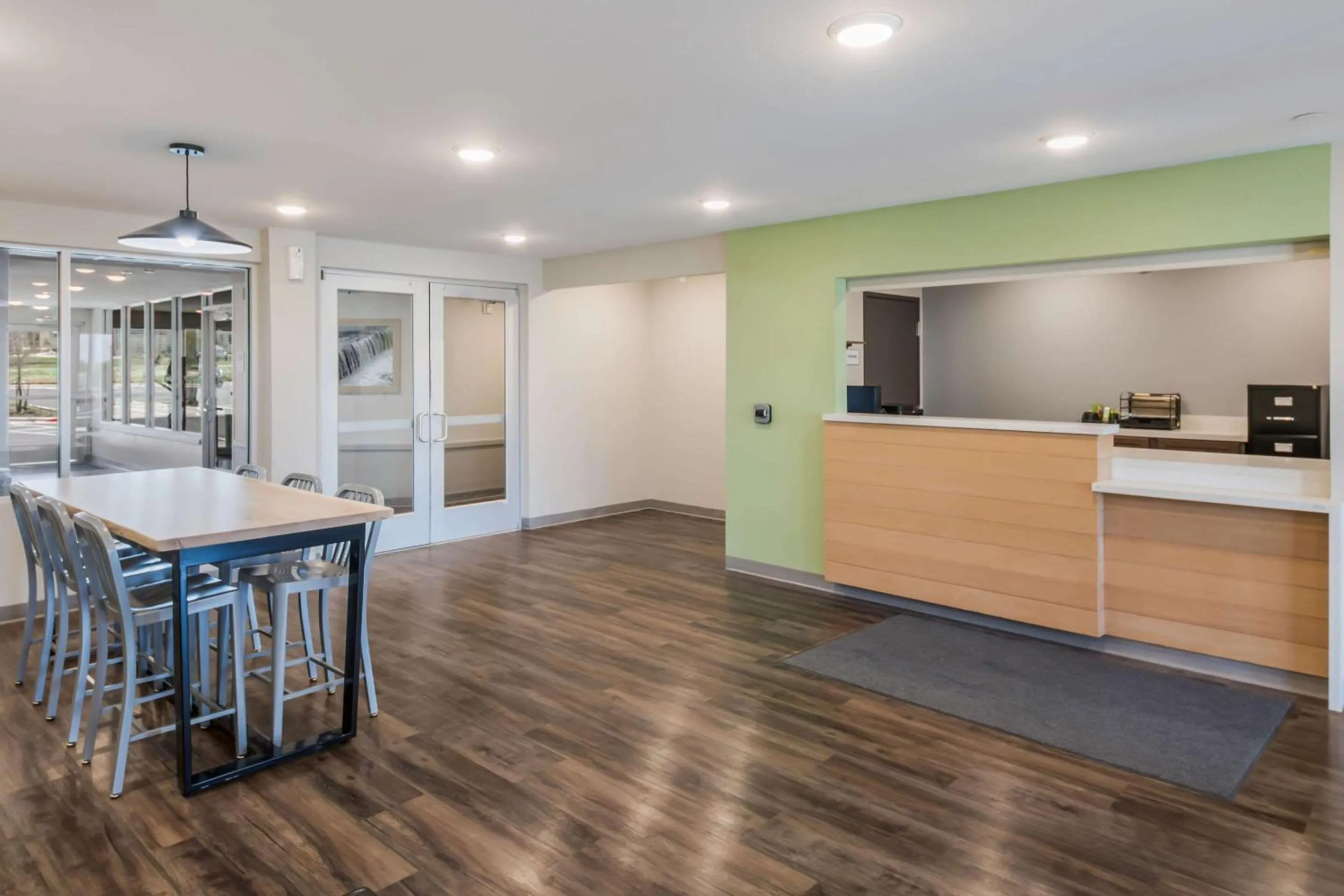 Lobby or reception in WoodSpring Suites Round Rock-Austin North