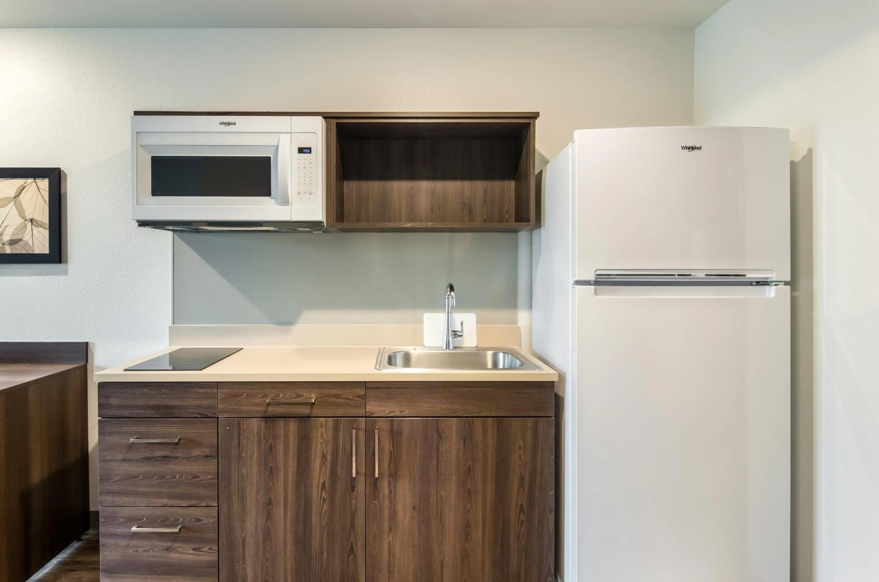 Kitchen or kitchenette in WoodSpring Suites Thornton-North Denver