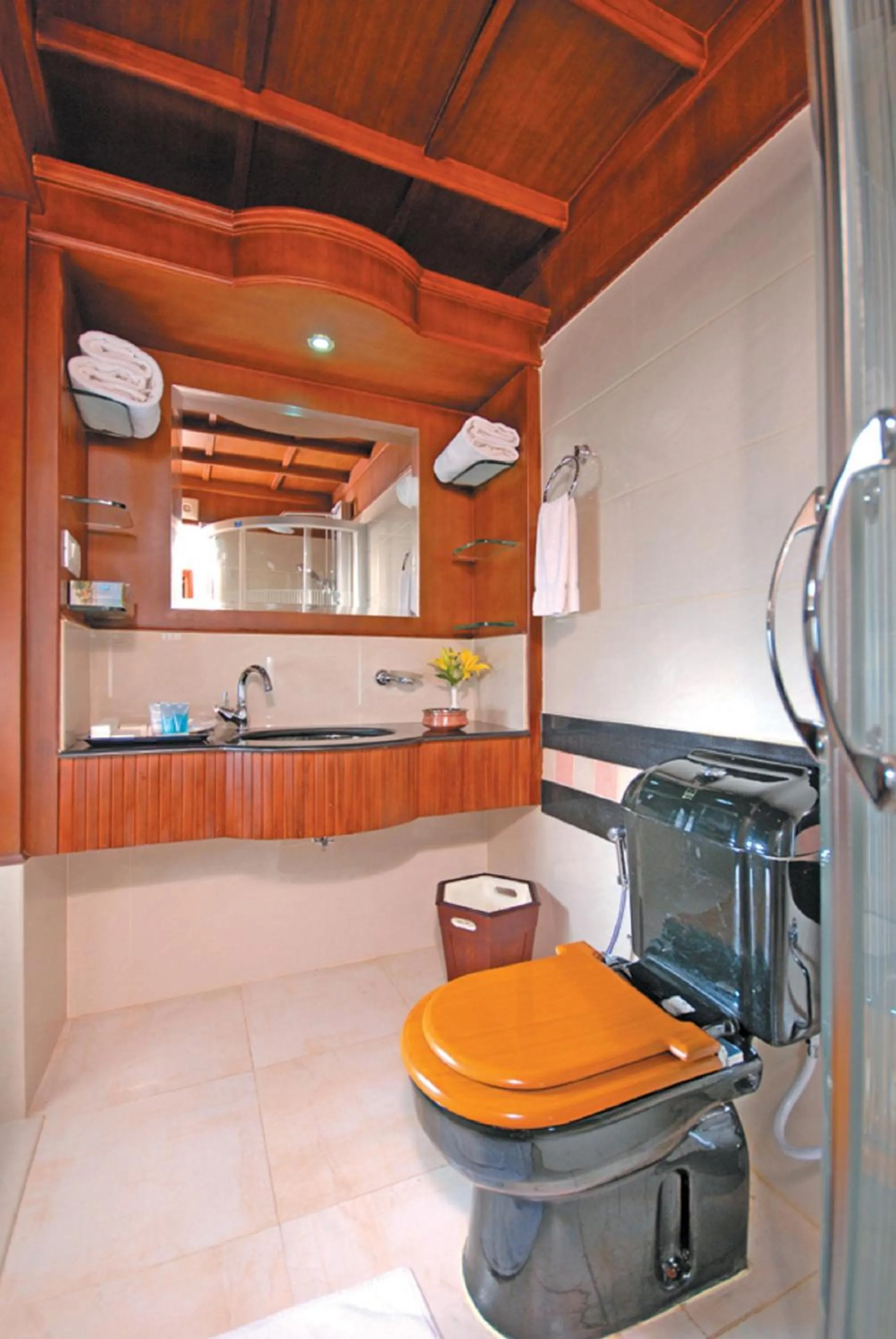 Bathroom in Sterling Houseboats Lake Palace, Alleppey