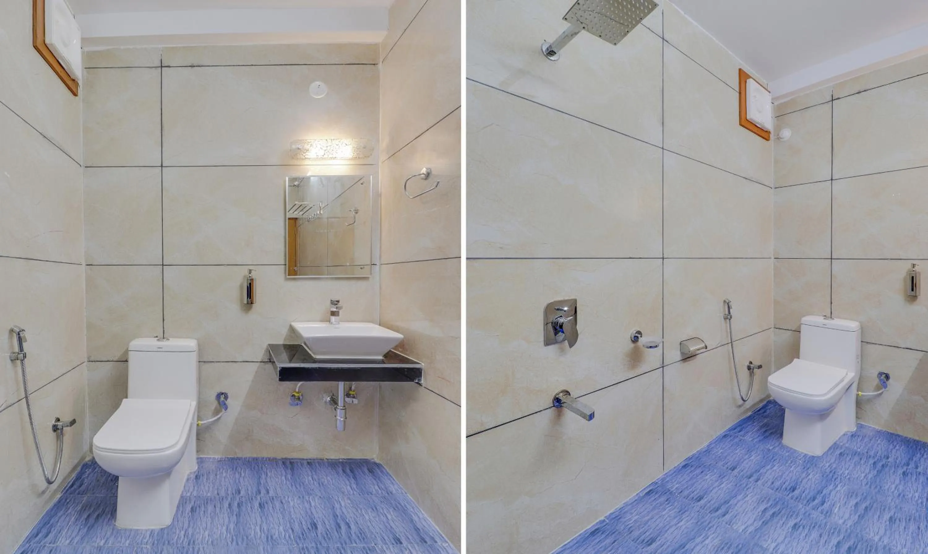 Bathroom in Treebo Tropical Roots, Bhupatwala Haridwar