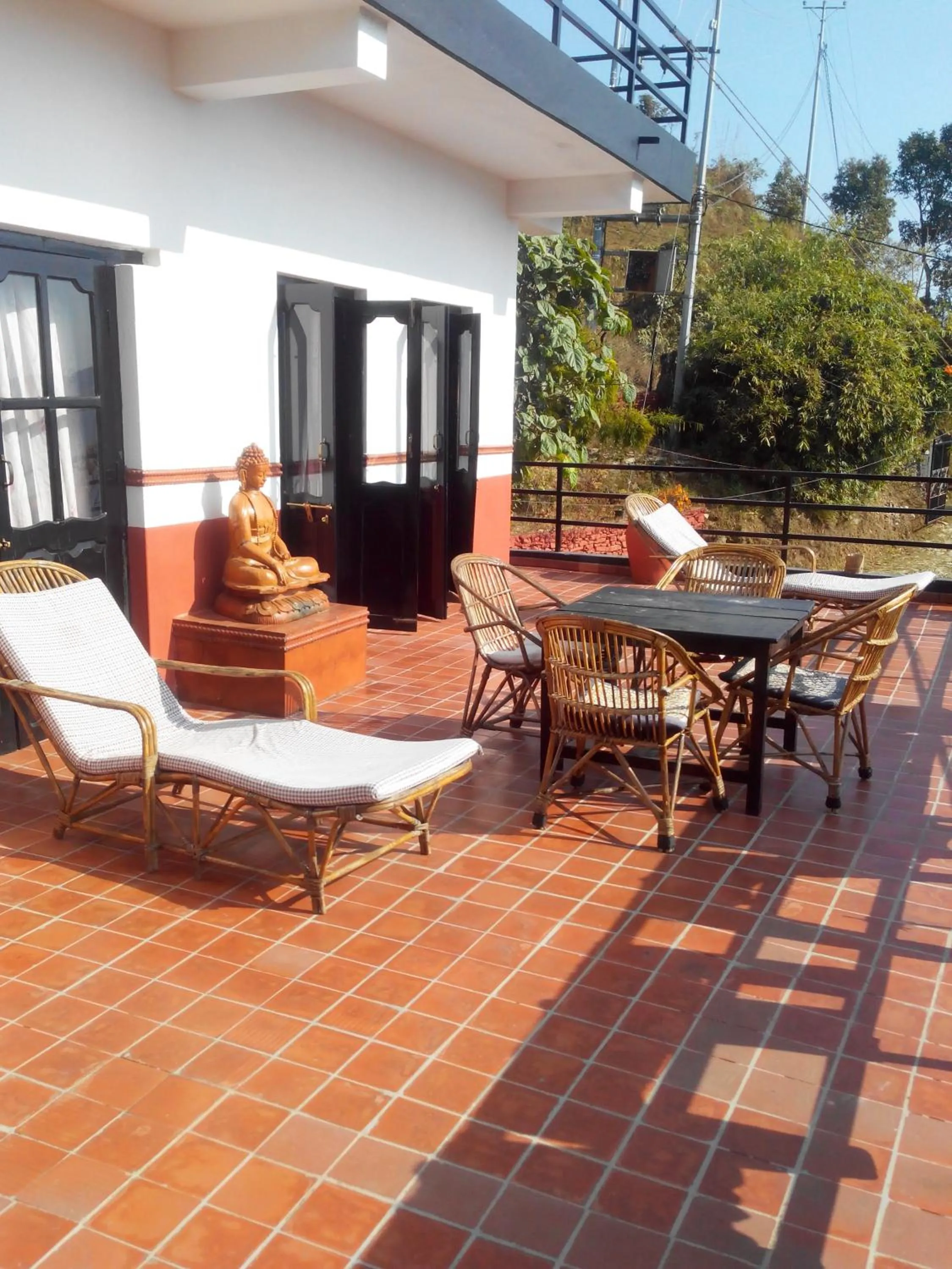 Seating area in Siddhartha Garden Ayurveda